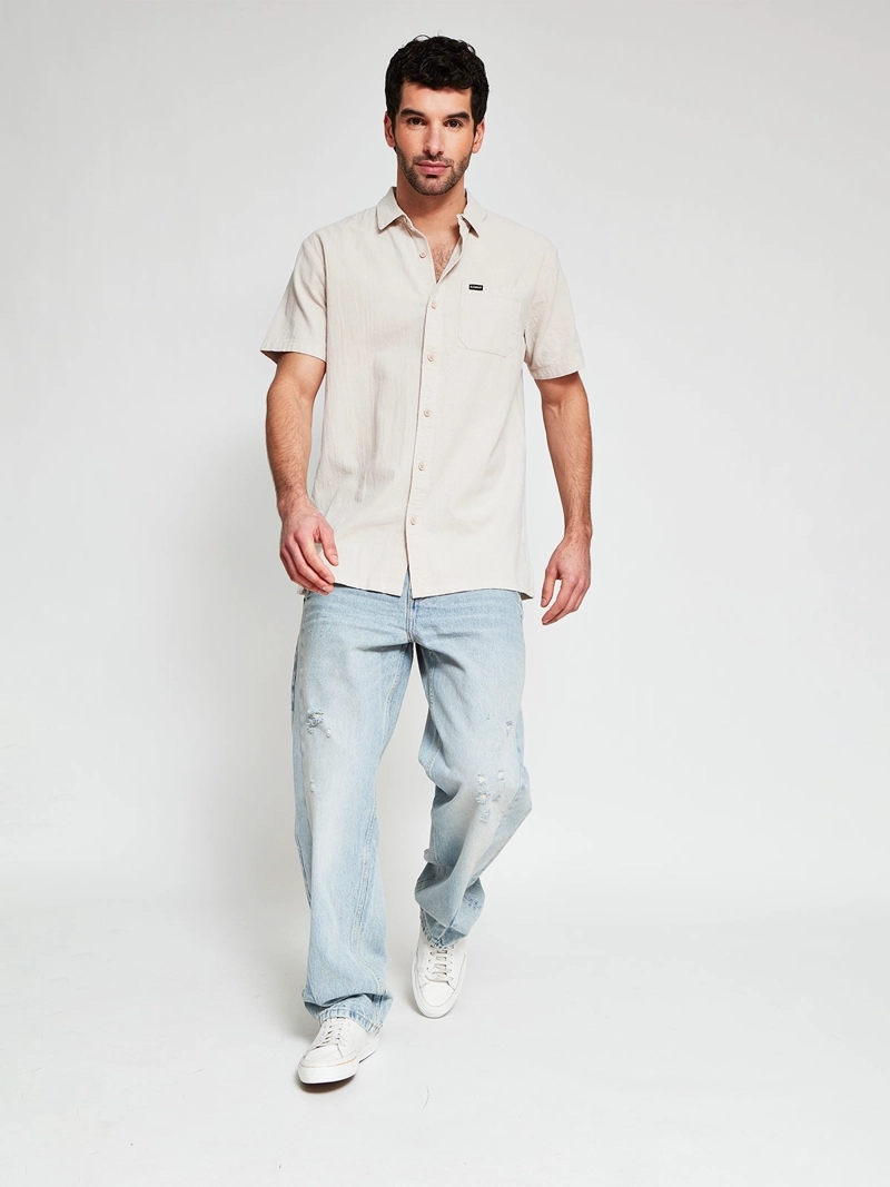 CAMISA MANGA CORTA ALGODÓN HOMBRE ELEMENT - 4