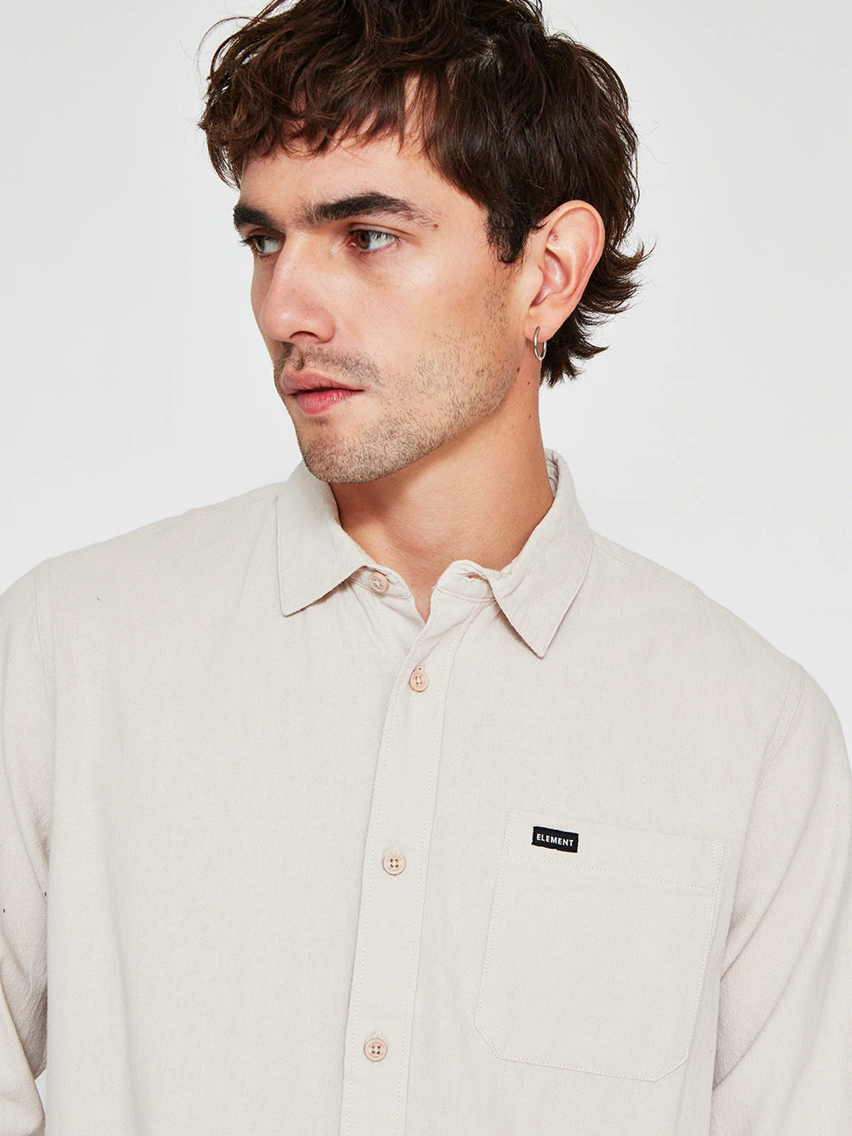 CAMISA MANGA LARGA ALGODÓN HOMBRE ELEMENT - 3
