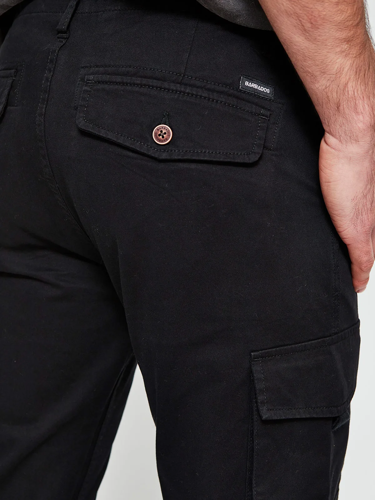 PANTALÓN ALGODÓN HOMBRE BARBADOS CHINO CARGO - 4