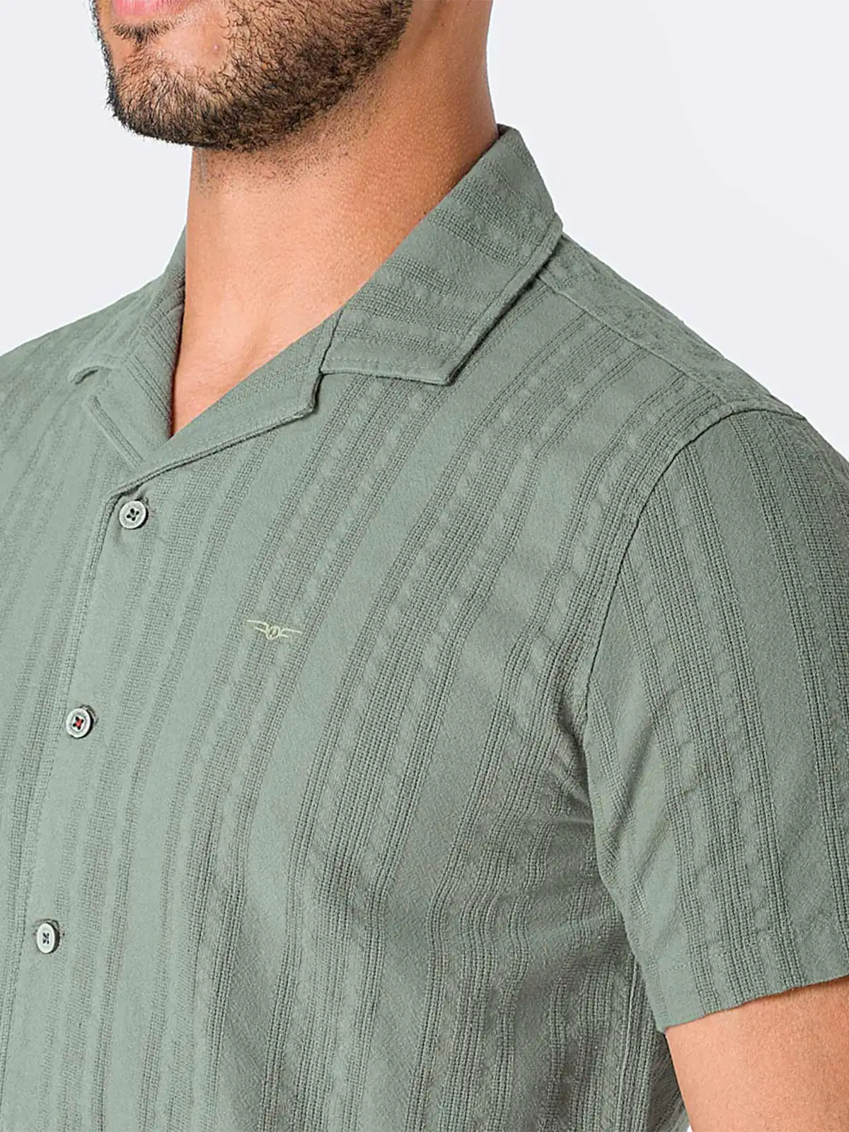 CAMISA MANGA CORTA LINO HOMBRE PIONER REGULAR - 3