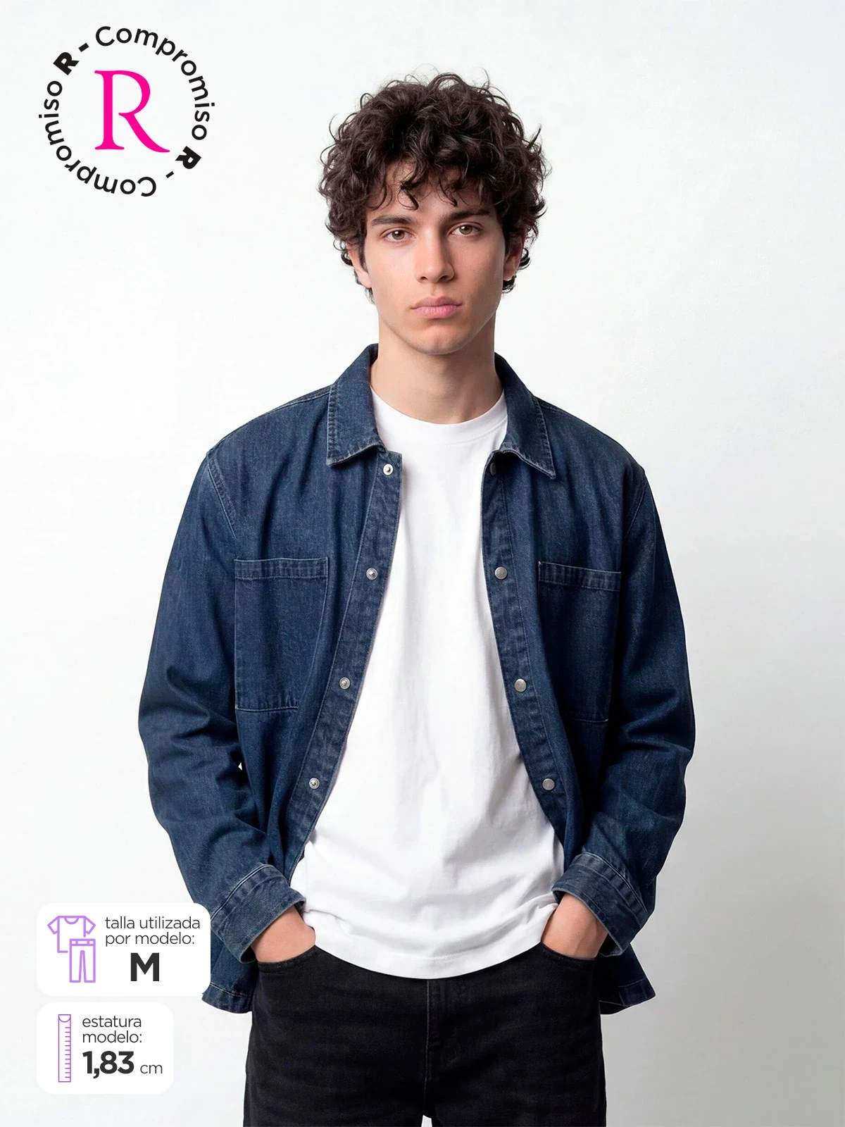 CAMISA MANGA LARGA ALGODÓN HOMBRE INDEX BELINDA - 1