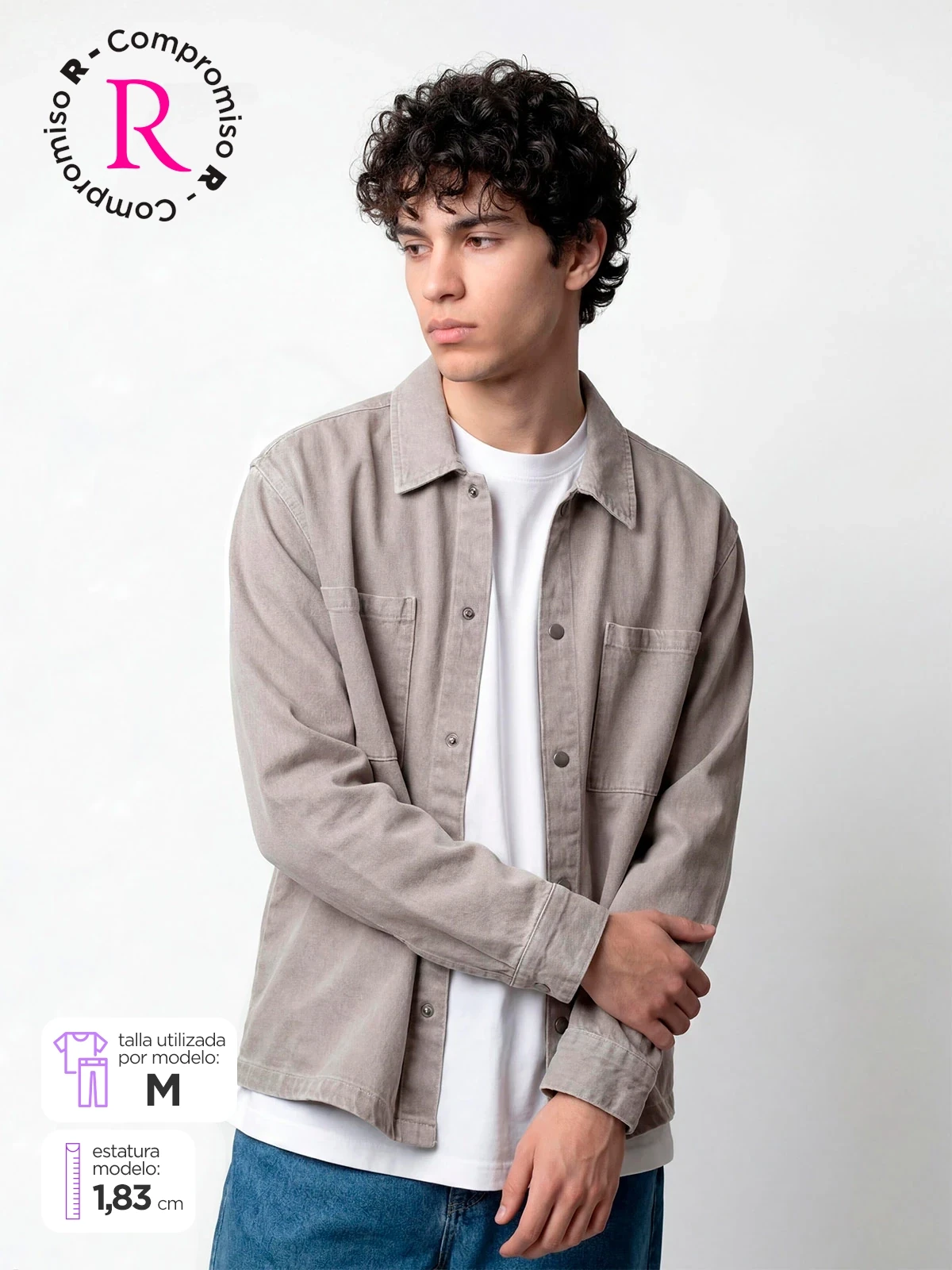 CAMISA MANGA LARGA ALGODÓN HOMBRE INDEX BELINDA - 1