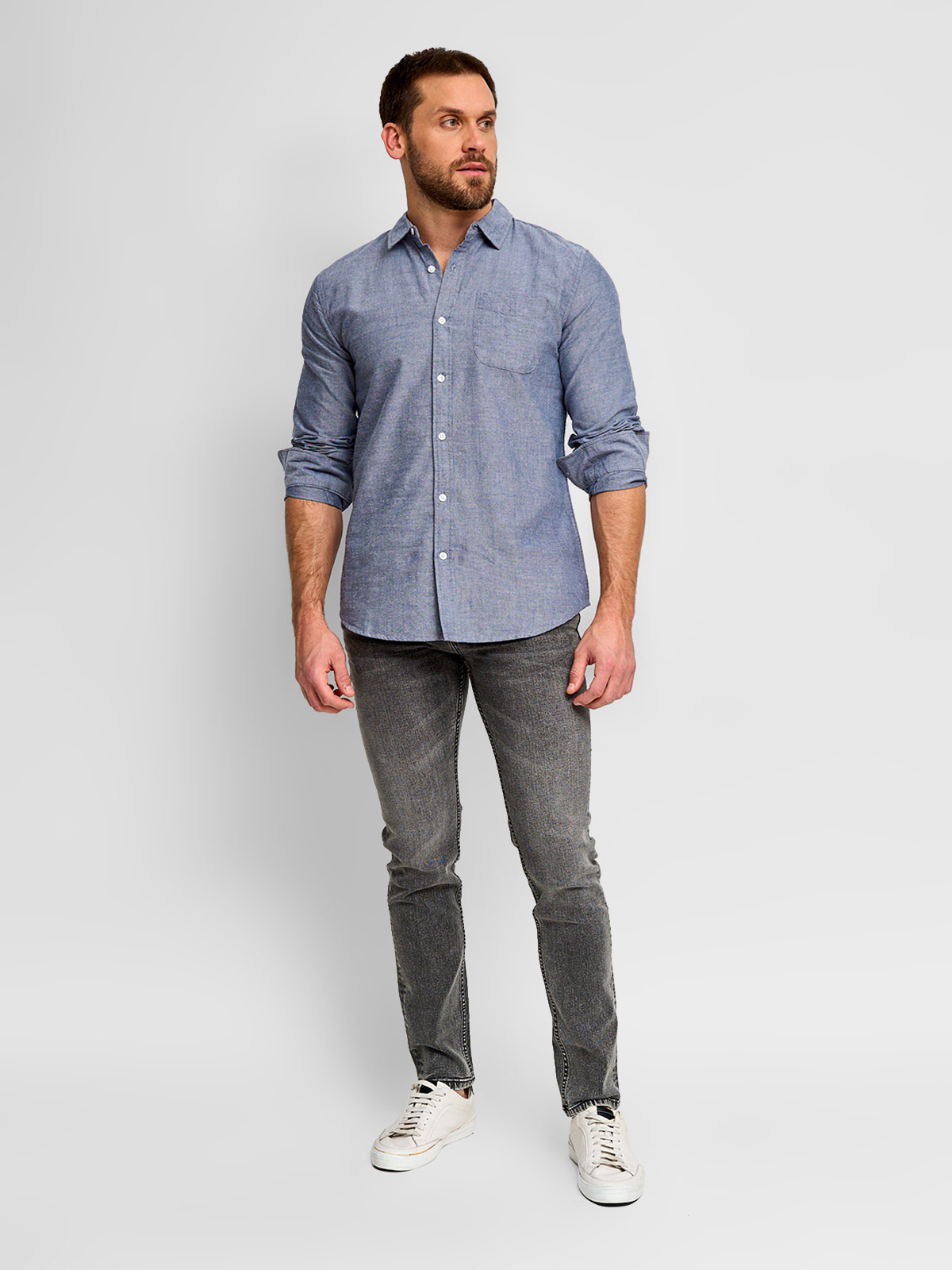 CAMISA MANGA LARGA ALGODÓN HOMBRE AERO - 4