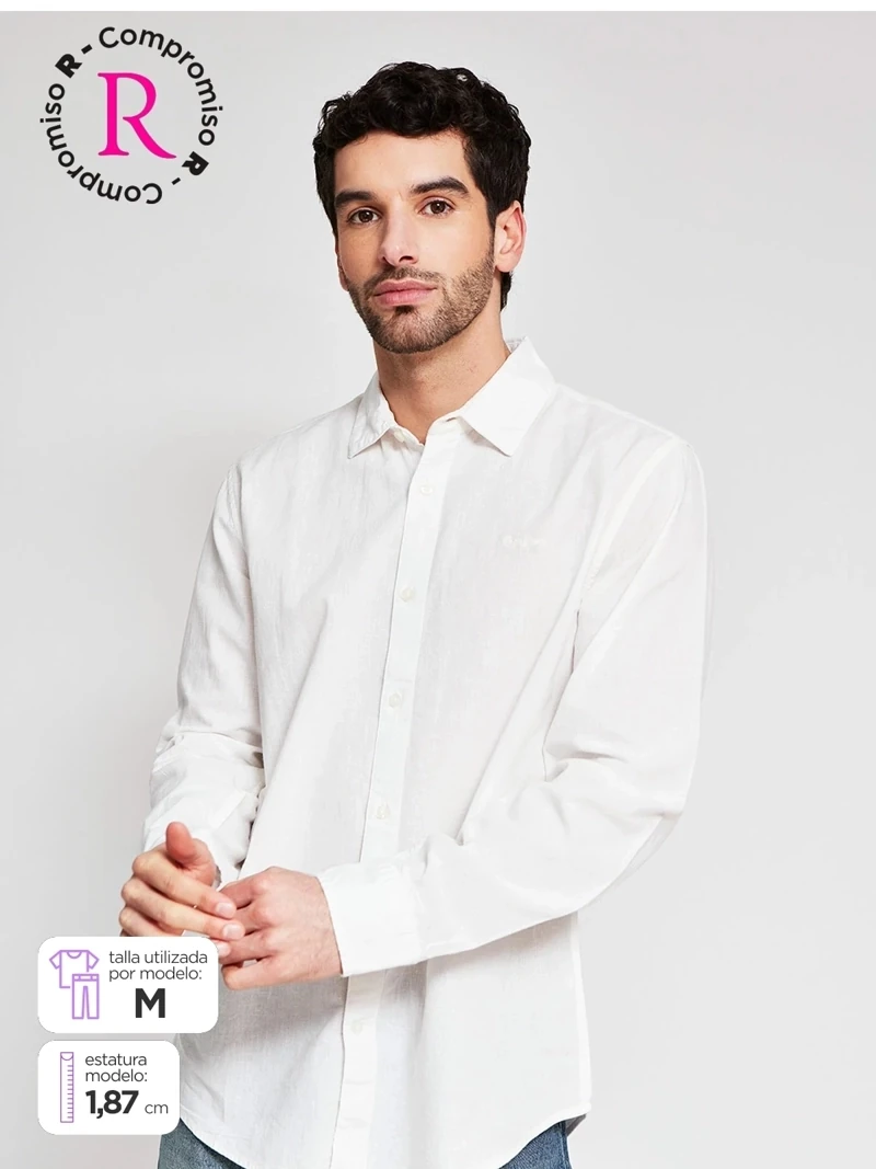 CAMISA MANGA LARGA ALGODÓN HOMBRE PEPE JEANS - 1
