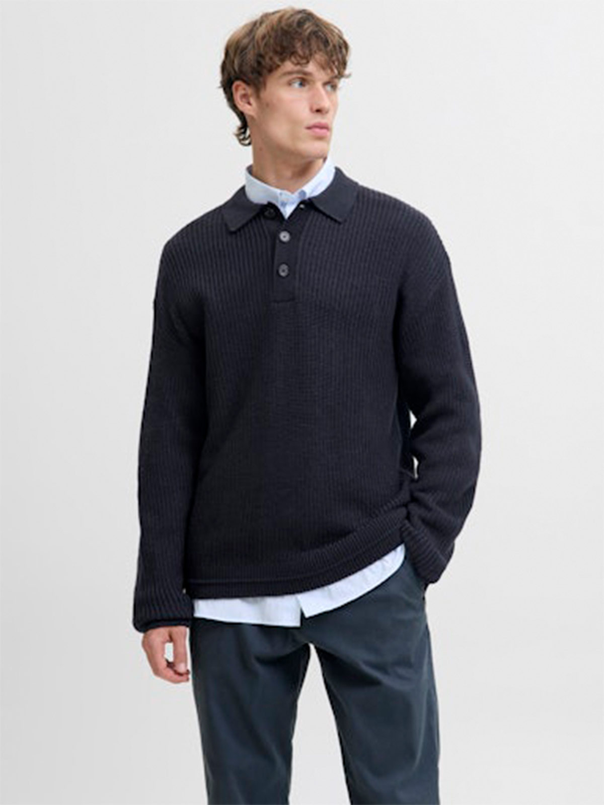 CHOMPA MANGA LARGA HOMBRE JACK & JONES JJKAITO - 1