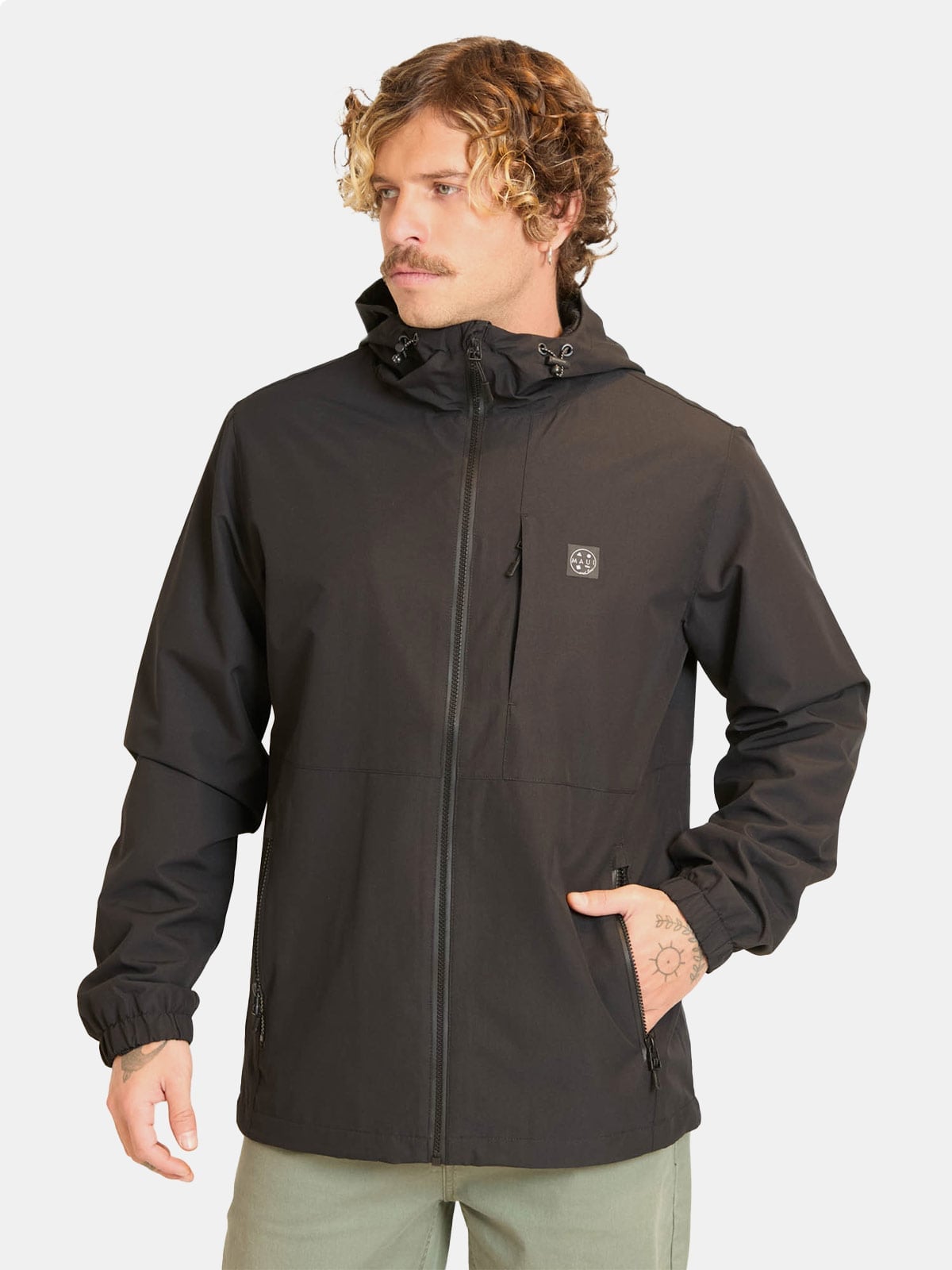 CASACA HOMBRE MAUI AND SONS CORTAVIENTO LISO - 1