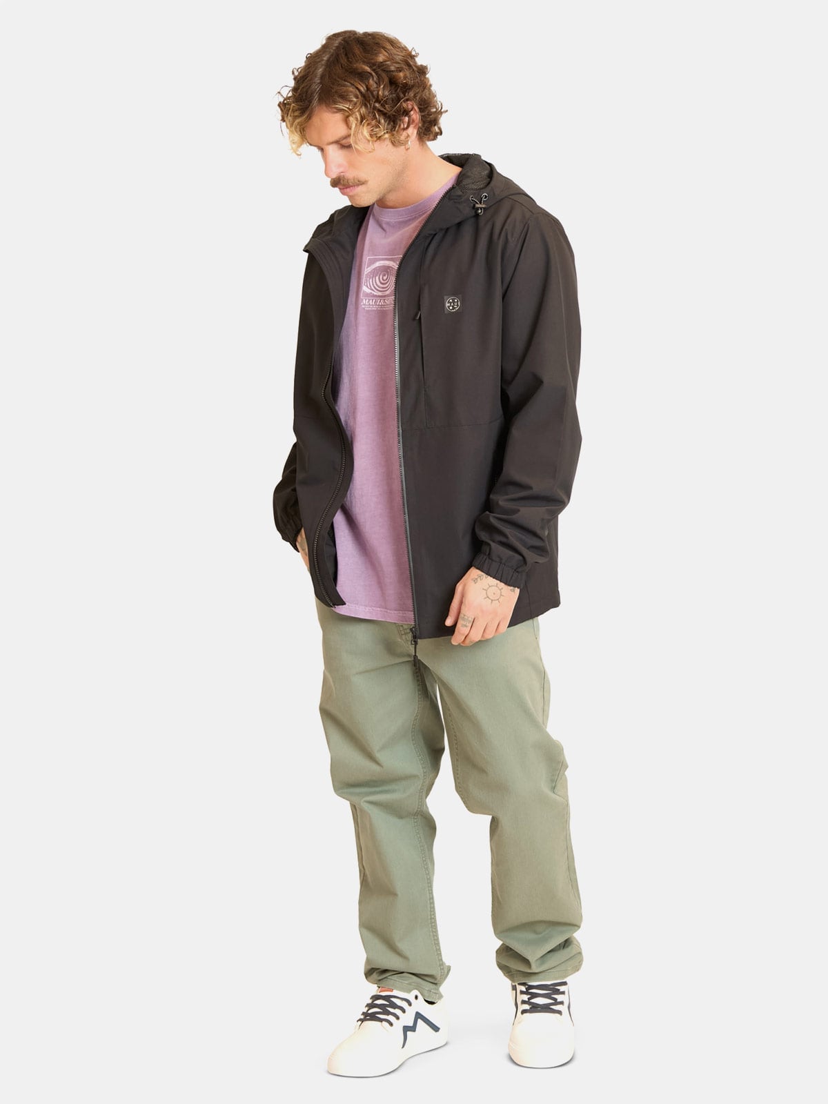 CASACA HOMBRE MAUI AND SONS CORTAVIENTO LISO - 5