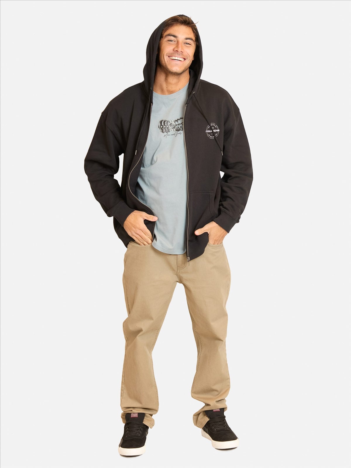POLERA HOMBRE MAUI AND SONS FULL ZIPPER - 1