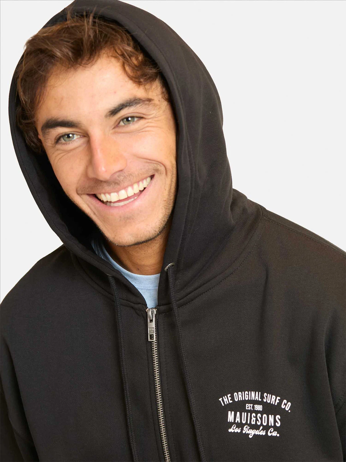 POLERA HOMBRE MAUI AND SONS FULL ZIPPER - 4