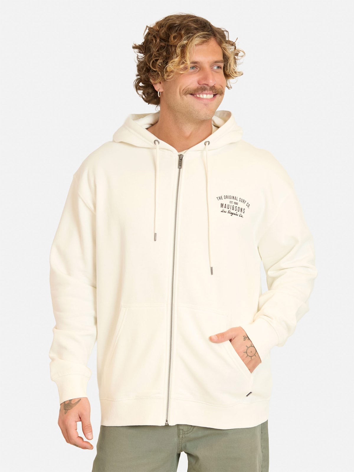 POLERA HOMBRE MAUI AND SONS FULL ZIPPER - 2