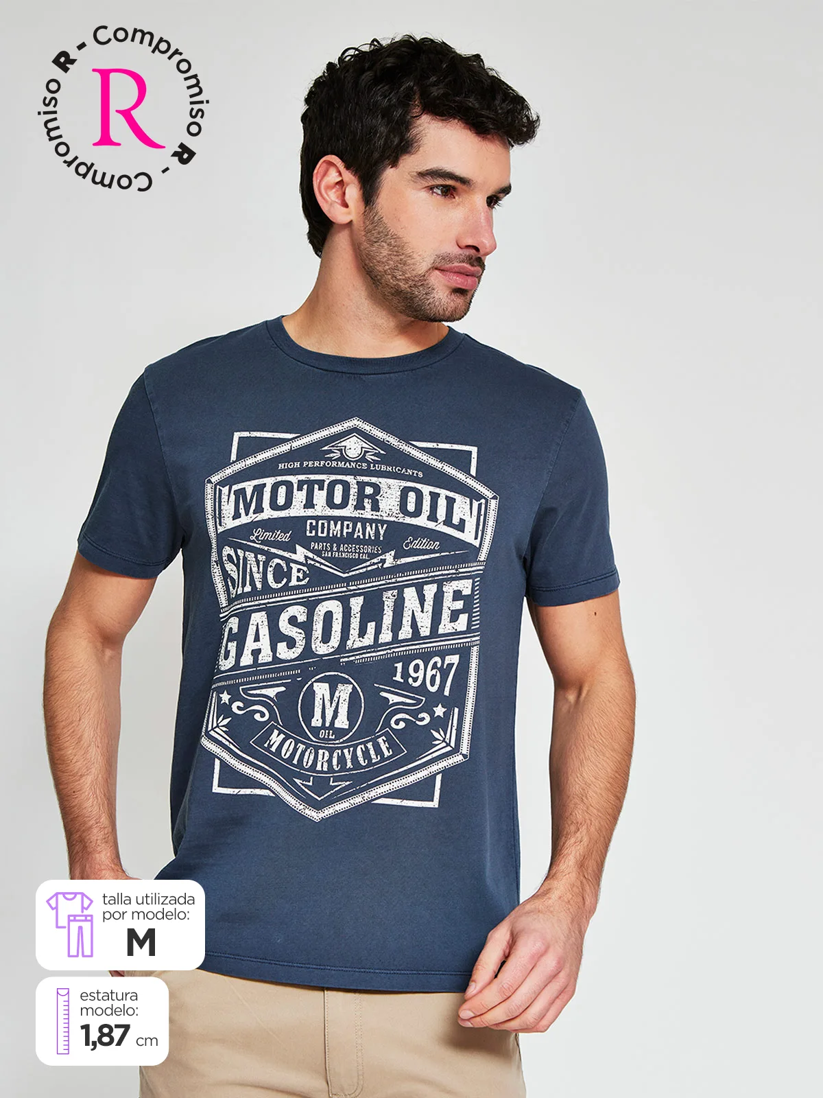 POLO MANGA CORTA ALGODÓN HOMBRE BARBADOS - 1