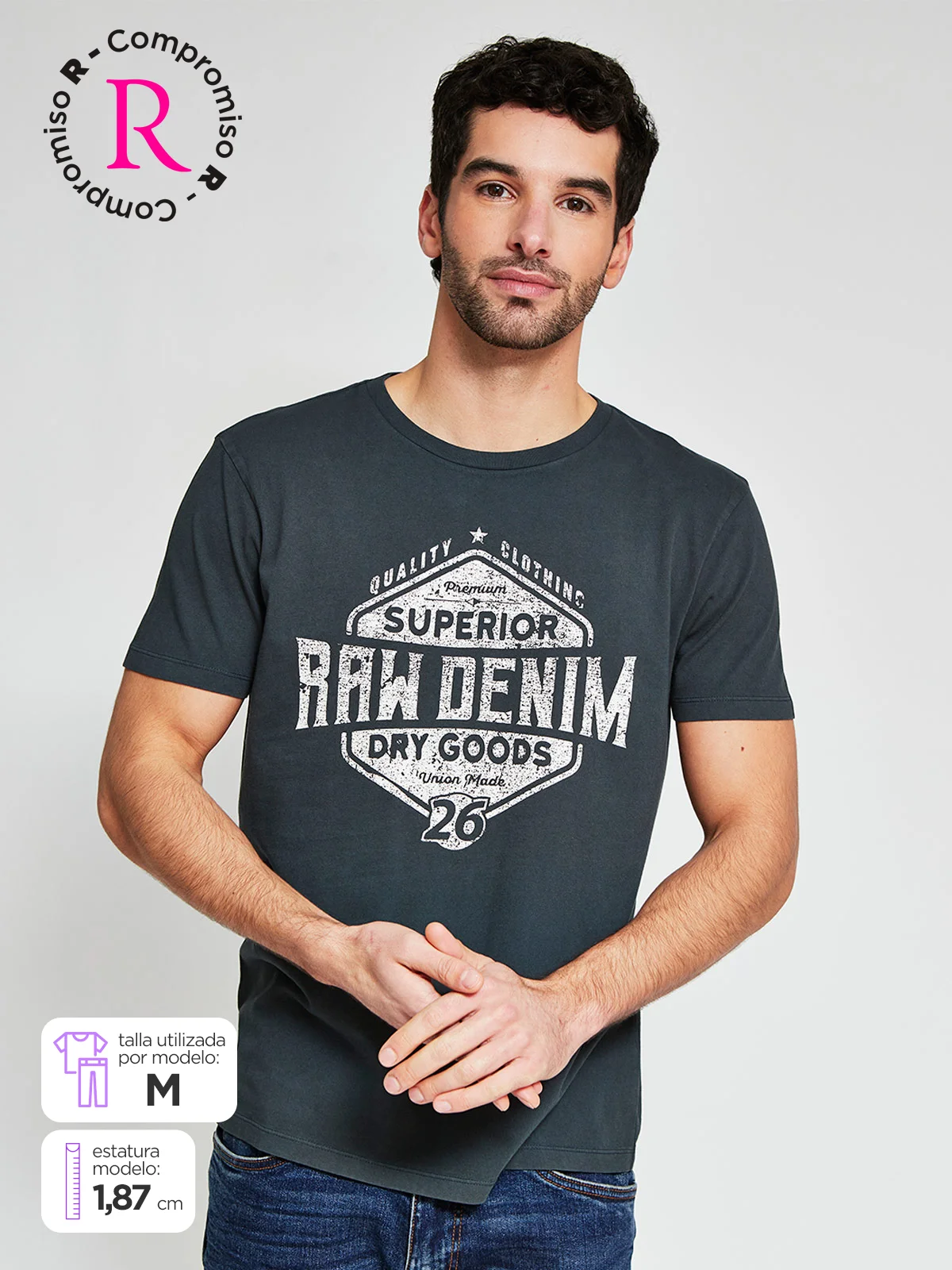 POLO MANGA CORTA ALGODÓN HOMBRE BARBADOS - 1