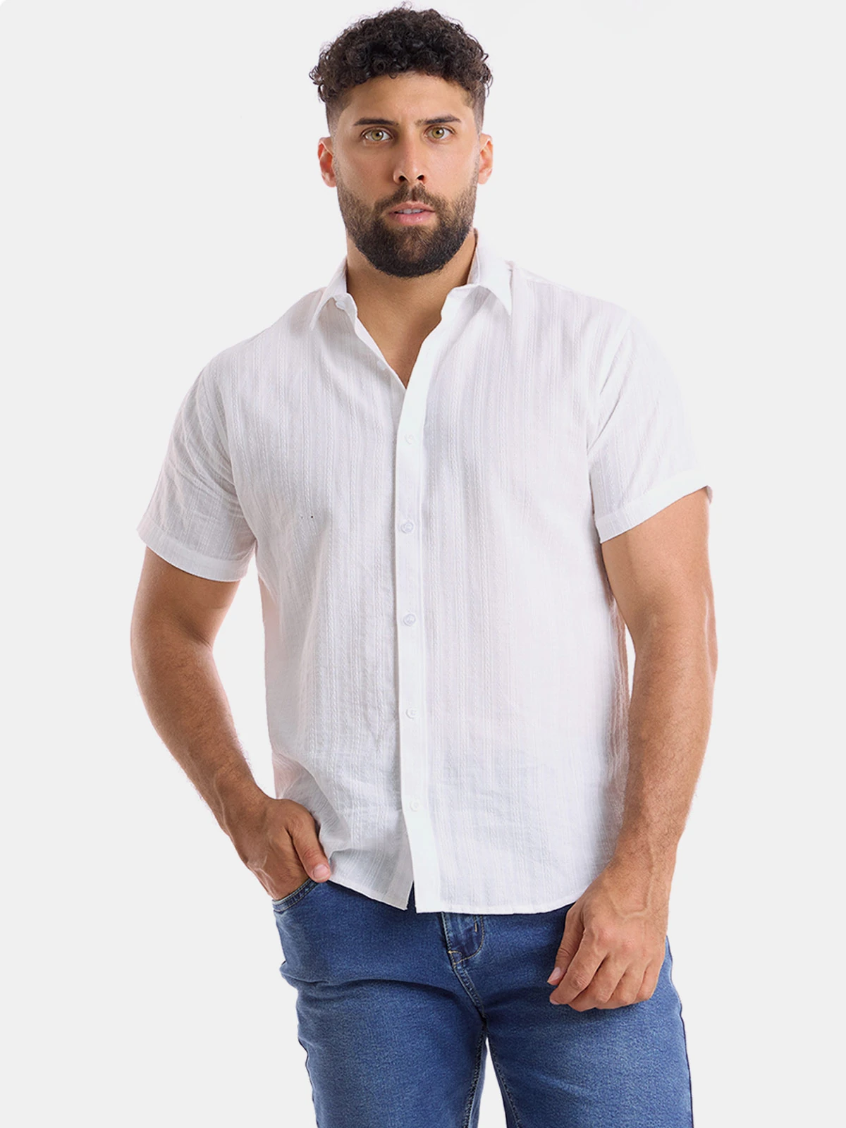 CAMISA MANGA CORTA HOMBRE METAL JEANS DEXTER METAL DEXTER - 1