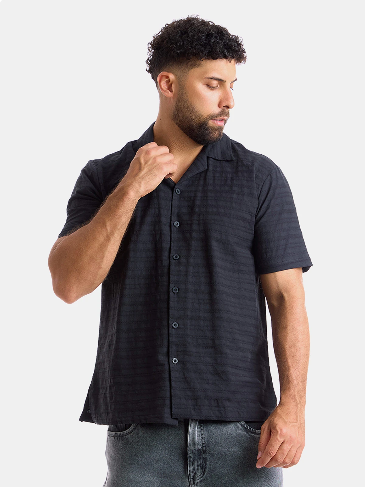 CAMISA MANGA CORTA HOMBRE METAL JEANS LLERAS METAL LLERAS - 1