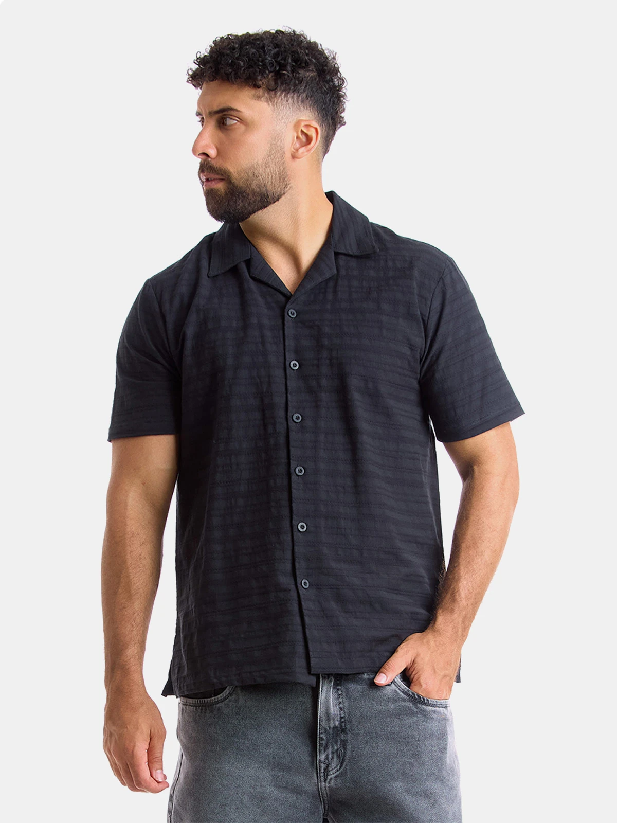 CAMISA MANGA CORTA HOMBRE METAL JEANS LLERAS METAL LLERAS - 3