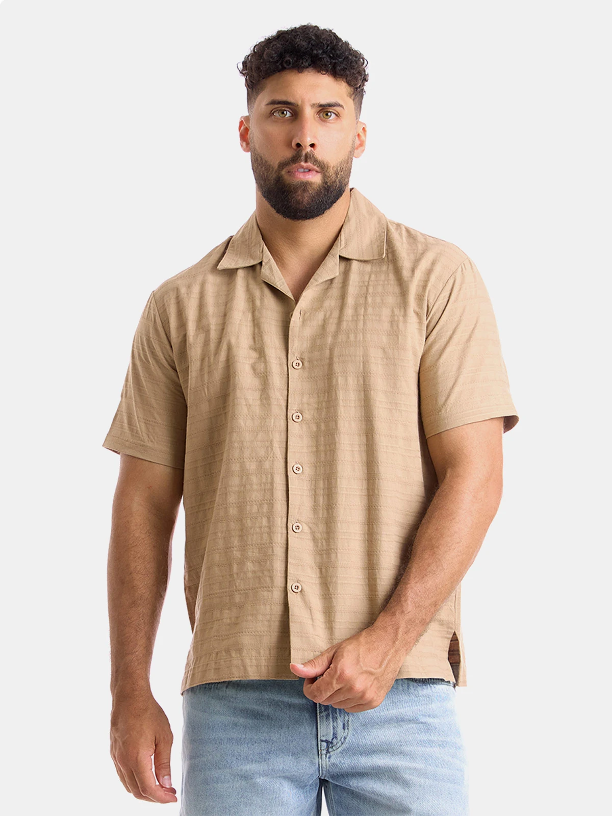 CAMISA MANGA CORTA HOMBRE METAL JEANS LLERAS METAL LLERAS - 1