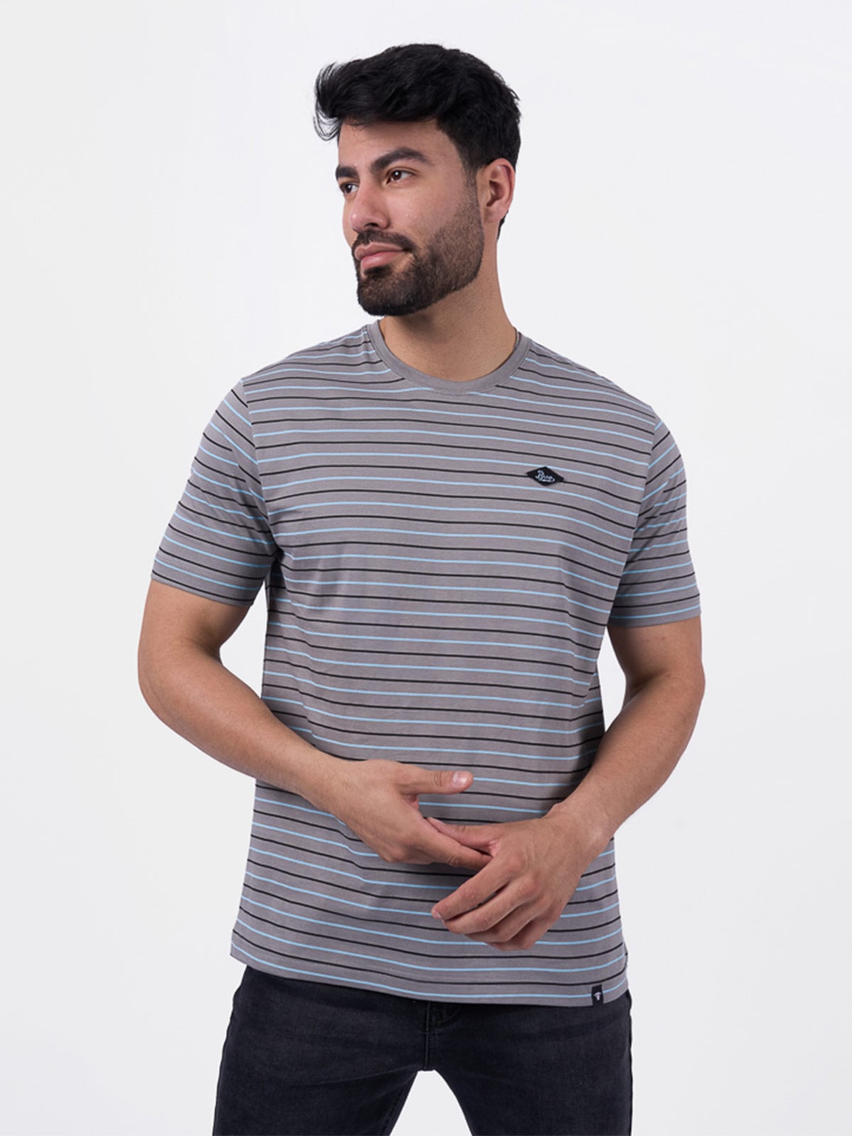 POLO MANGA CORTA ALGODÓN HOMBRE BRONCO BI STRIPE II - 1