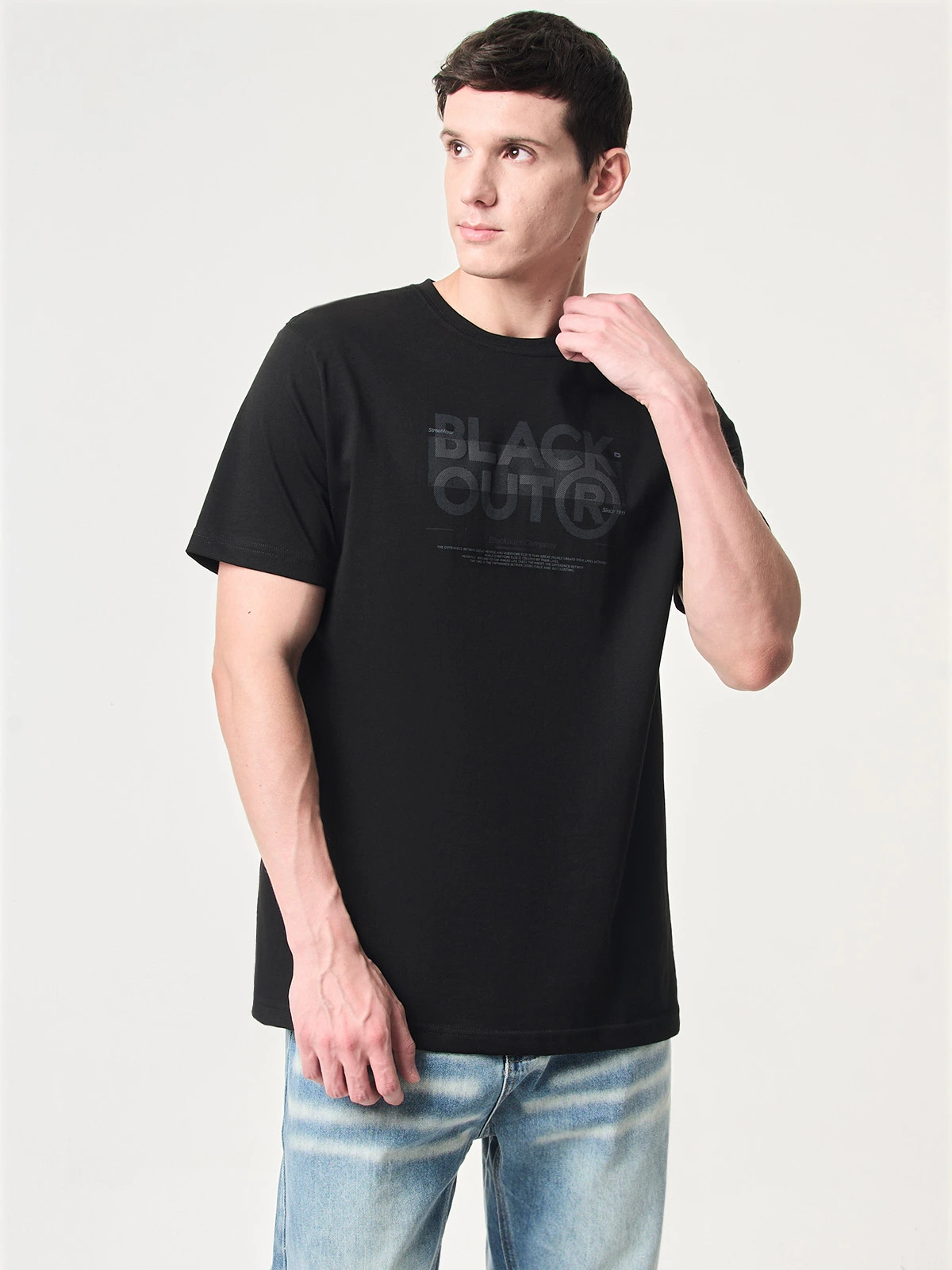 POLO MANGA CORTA HOMBRE BLACKOUT BASICO - 1
