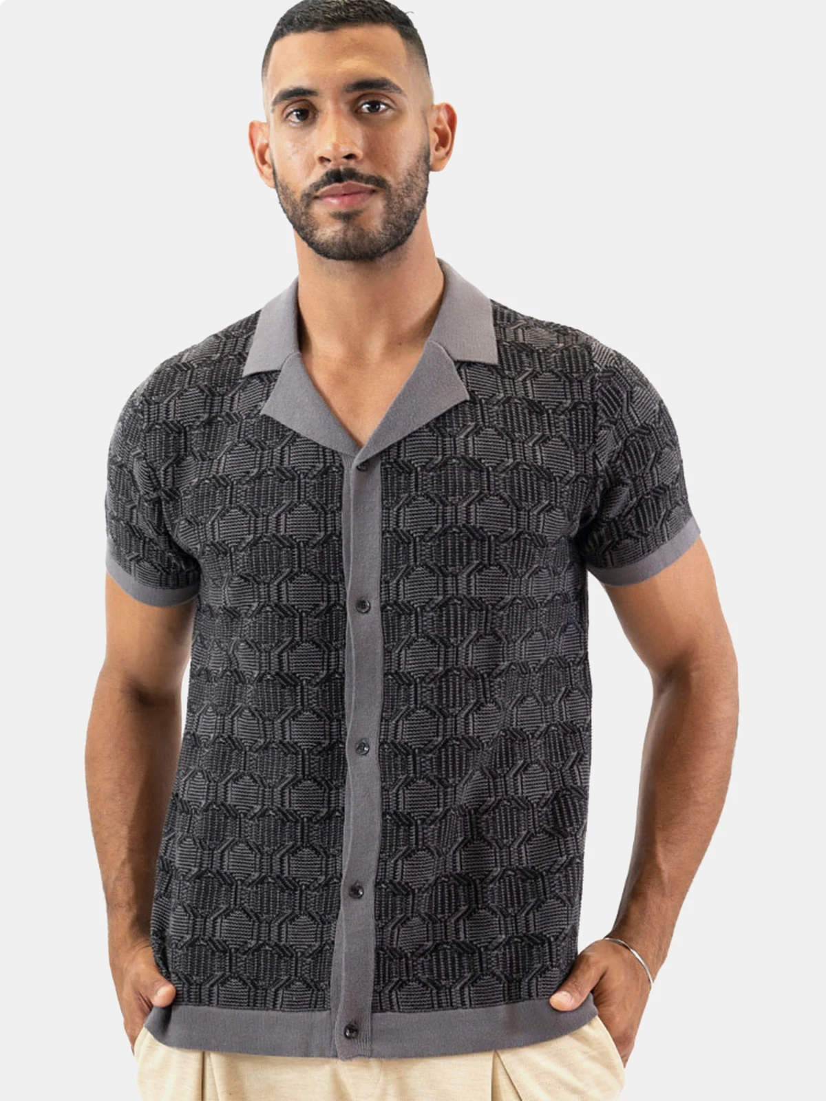 CAMISA MANGA CORTA HOMBRE BLACKOUT MUNICH H26 - 1