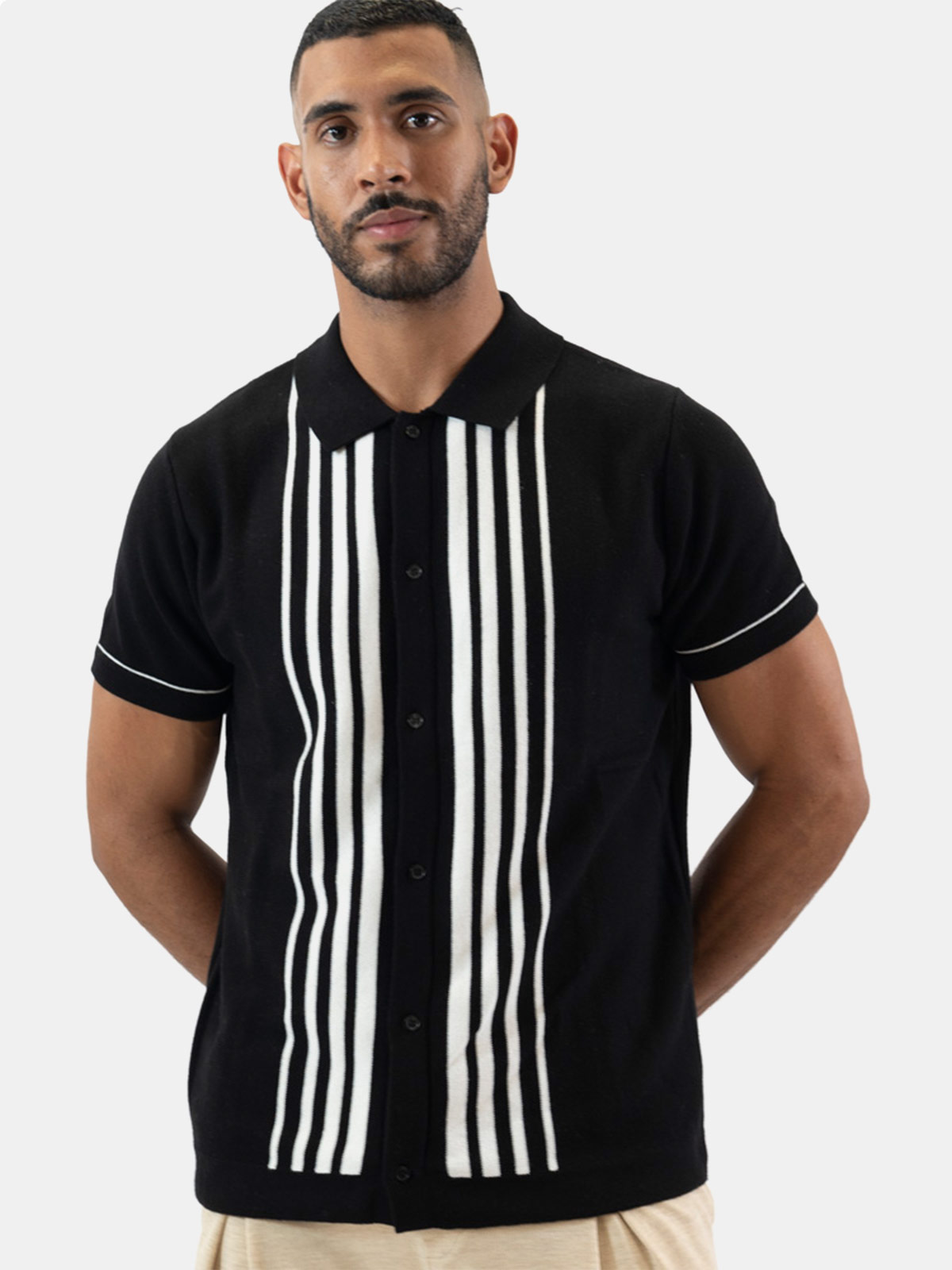 CAMISA MANGA CORTA ALGODÓN HOMBRE WOALLANCE PRIME - 1