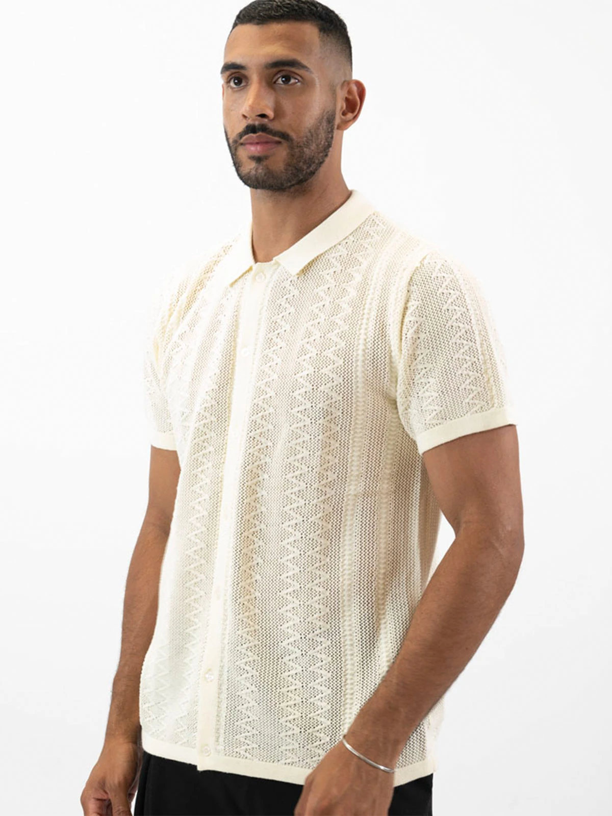 CAMISA MANGA CORTA ALGODÓN HOMBRE WOALLANCE HARRIS - 3