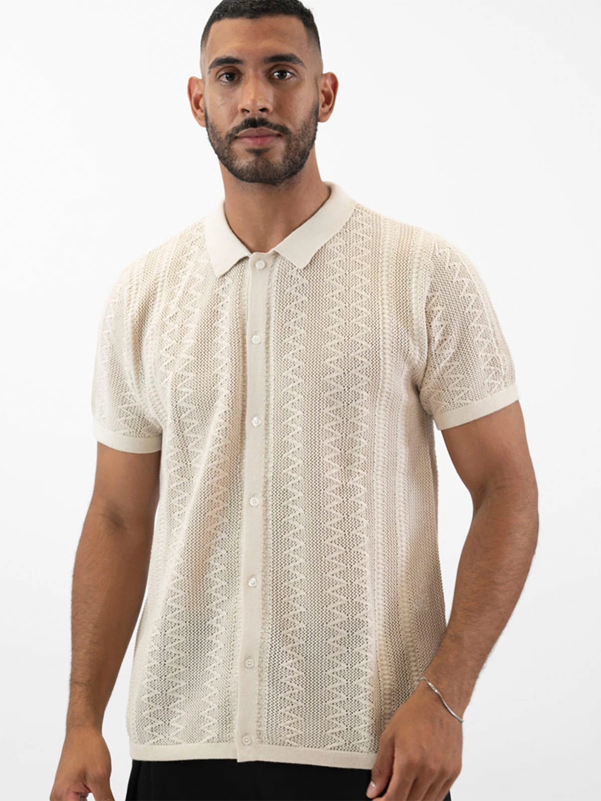 CAMISA MANGA CORTA ALGODÓN HOMBRE WOALLANCE HARRIS - 3