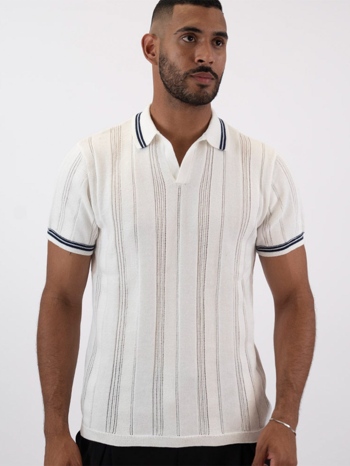 POLO BOX FIT MANGA CORTA HOMBRE WOALLANCE ROMANO - 1