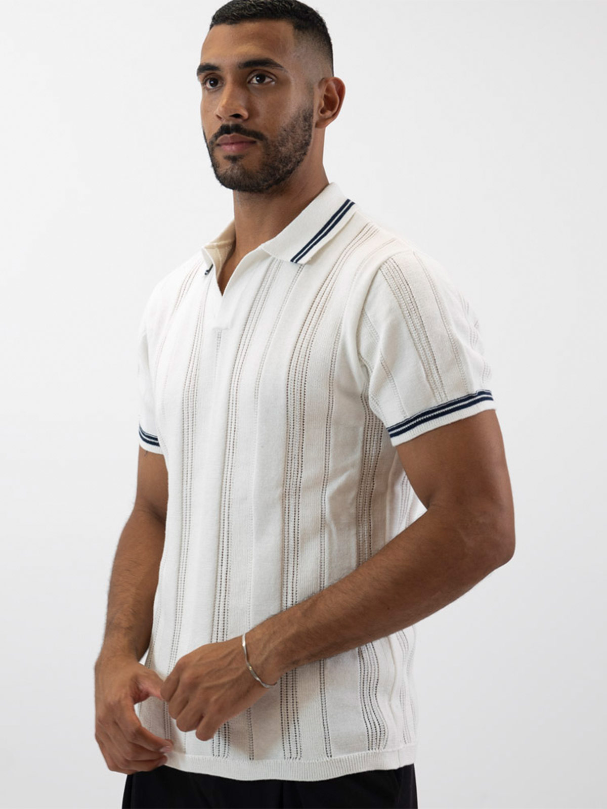 POLO BOX FIT MANGA CORTA HOMBRE WOALLANCE ROMANO - 3