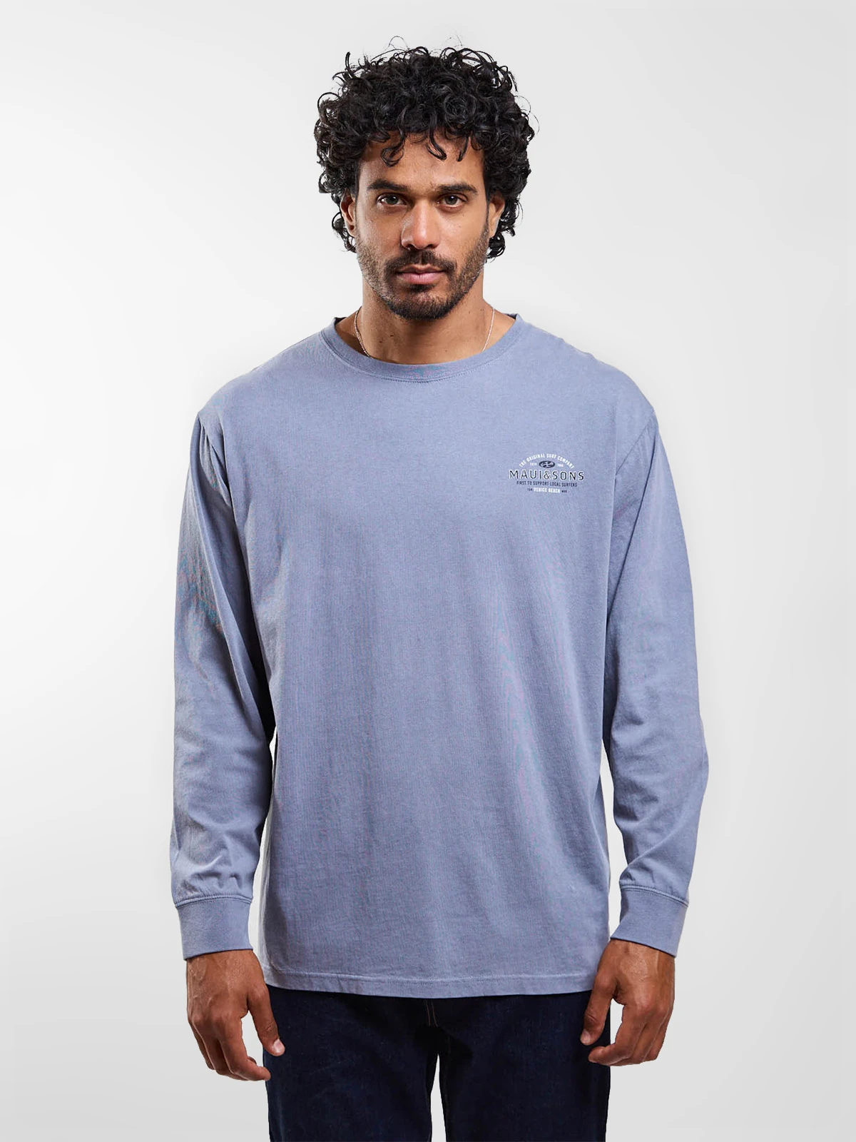 POLO MANGA LARGA ALGODÓN HOMBRE MAUI AND SONS 5P524 - 1