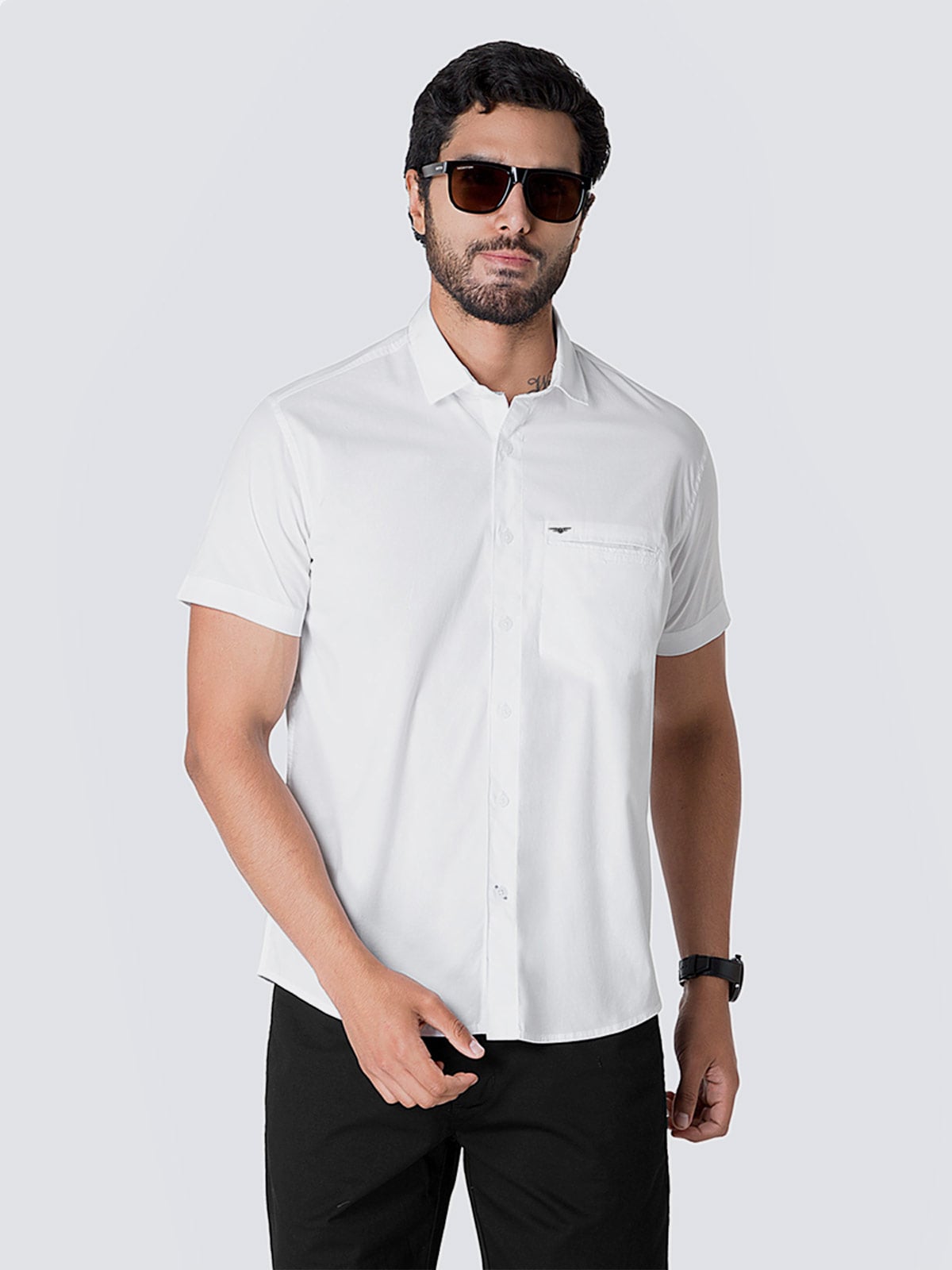 CAMISA MANGA CORTA REGULAR FIT HOMBRE PIONIER PATRICIOH R - 1