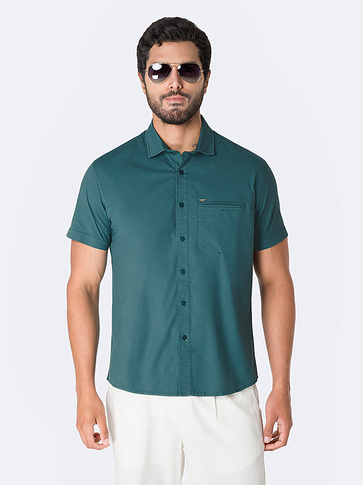 CAMISA MANGA CORTA REGULAR FIT HOMBRE PIONIER PATRICIOH R - 1