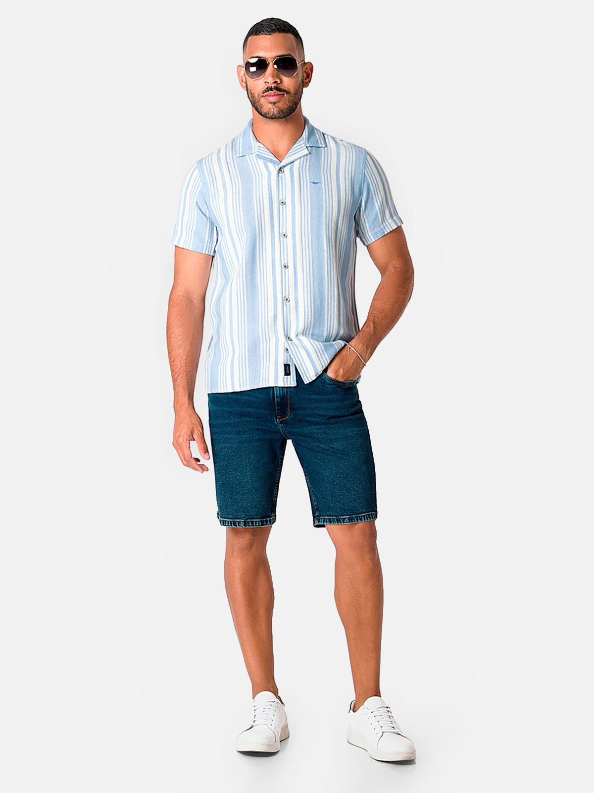 CAMISA MANGA CORTA REGULAR FIT HOMBRE PIONIER GREGORH - 4