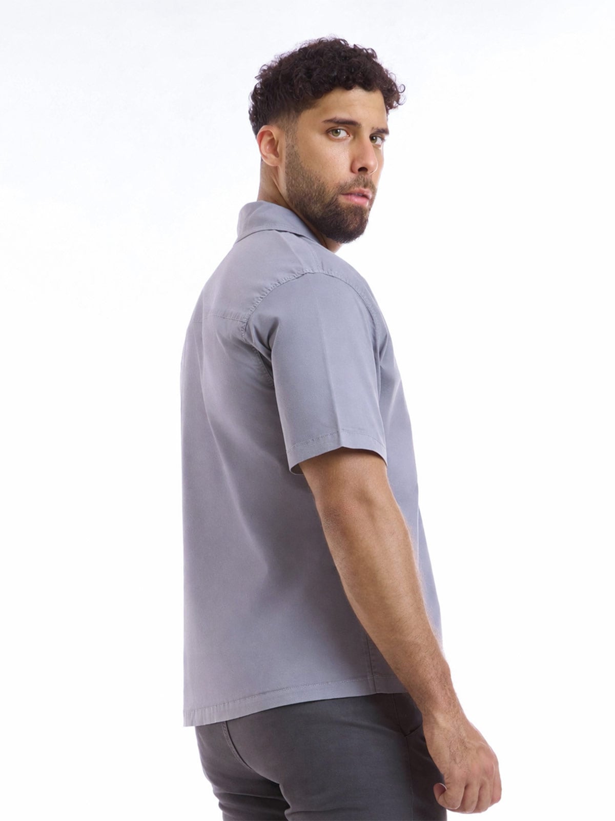 CAMISA MANGA CORTA BOXY FIT HOMBRE METAL JEANS AMIR - 2