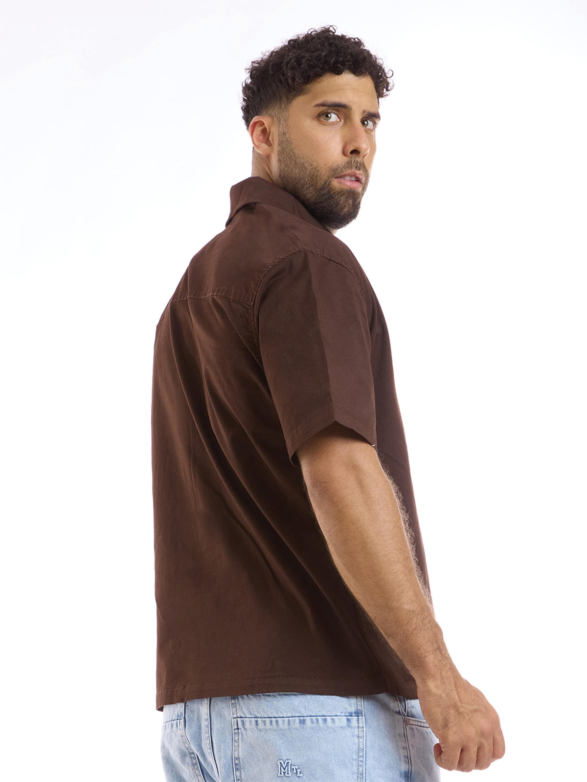 CAMISA MANGA CORTA BOXY FIT HOMBRE METAL JEANS AMIR - 2