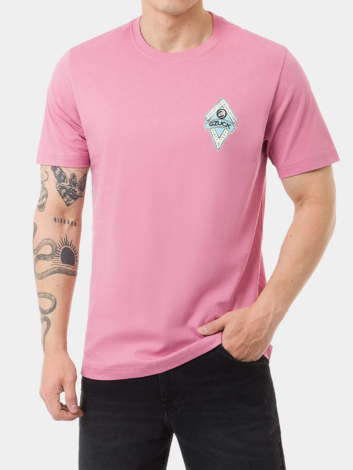 POLO MANGA CORTA REGULAR FIT HOMBRE GZUCK FRENZIK - 1