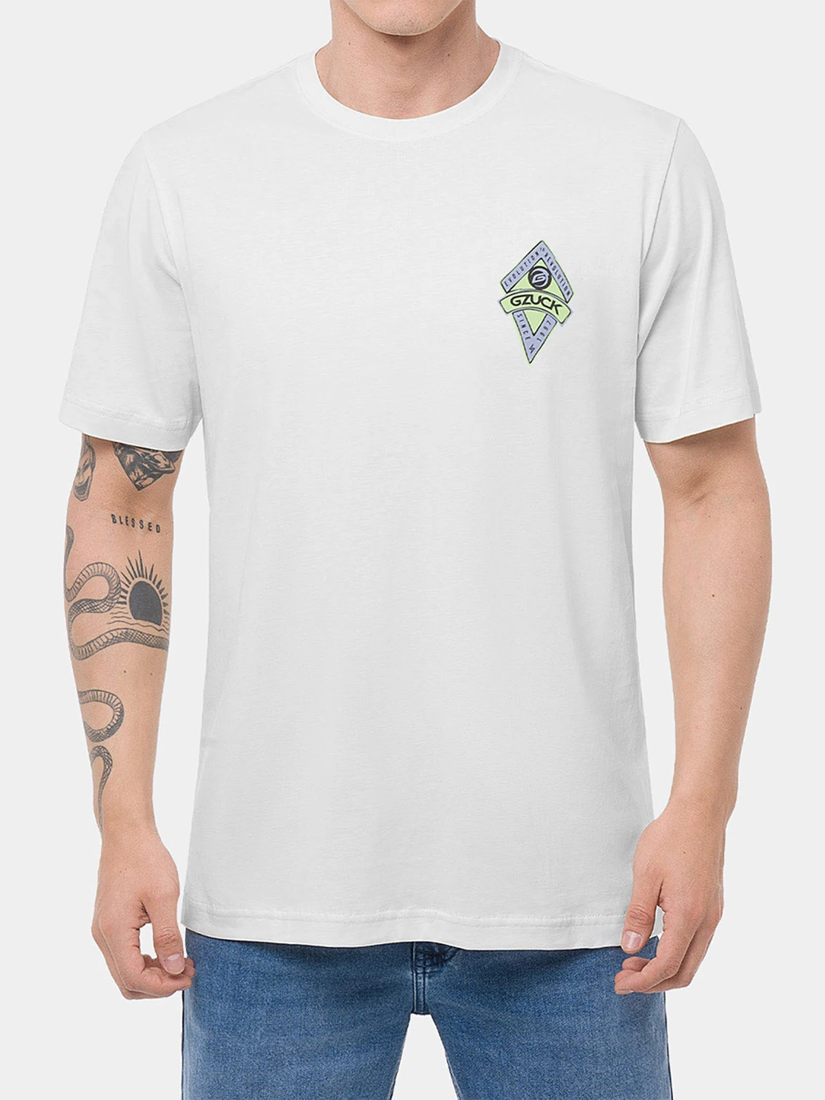 POLO MANGA CORTA REGULAR FIT HOMBRE GZUCK FRENZIK - 1