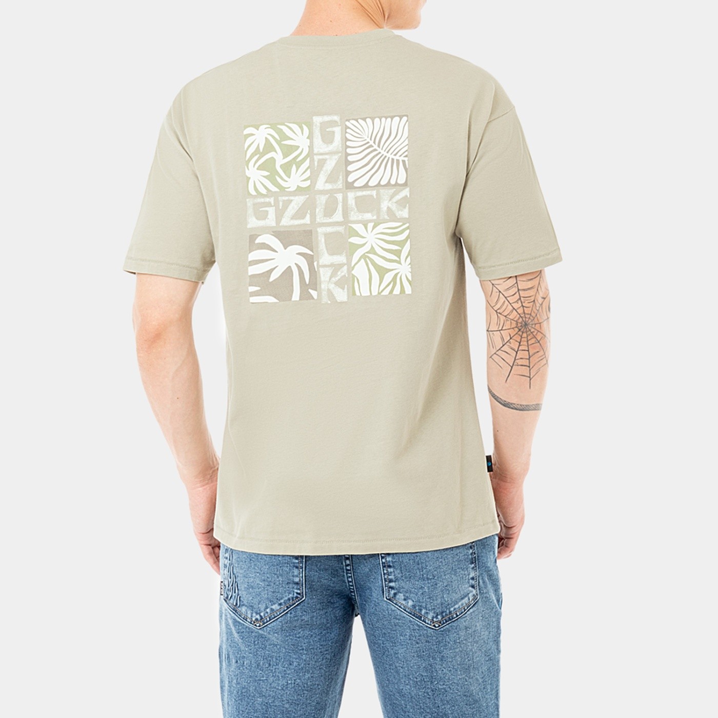 POLO MANGA CORTA REGULAR FIT HOMBRE GZUCK PALM DRIFT OVERSIZE - 1