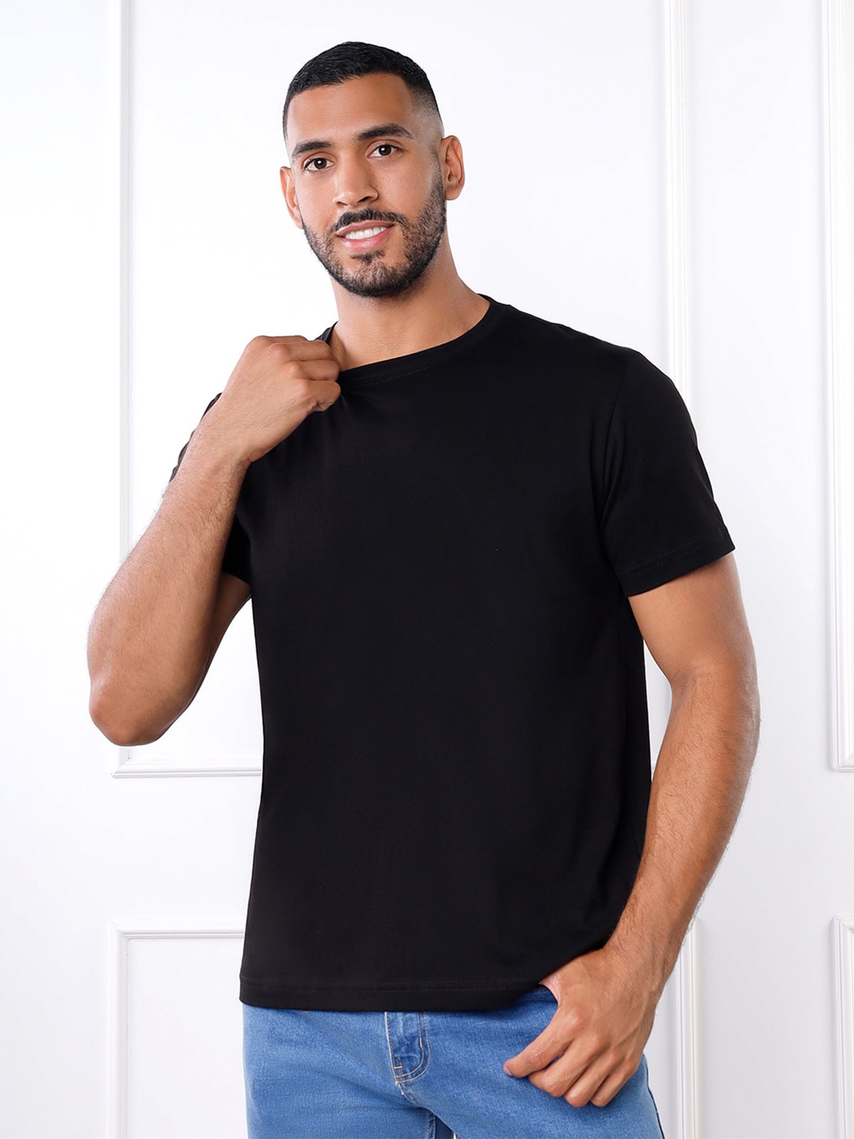 POLO MANGA CORTA HOMBRE KANSAS CUELLO REDONDO - 1