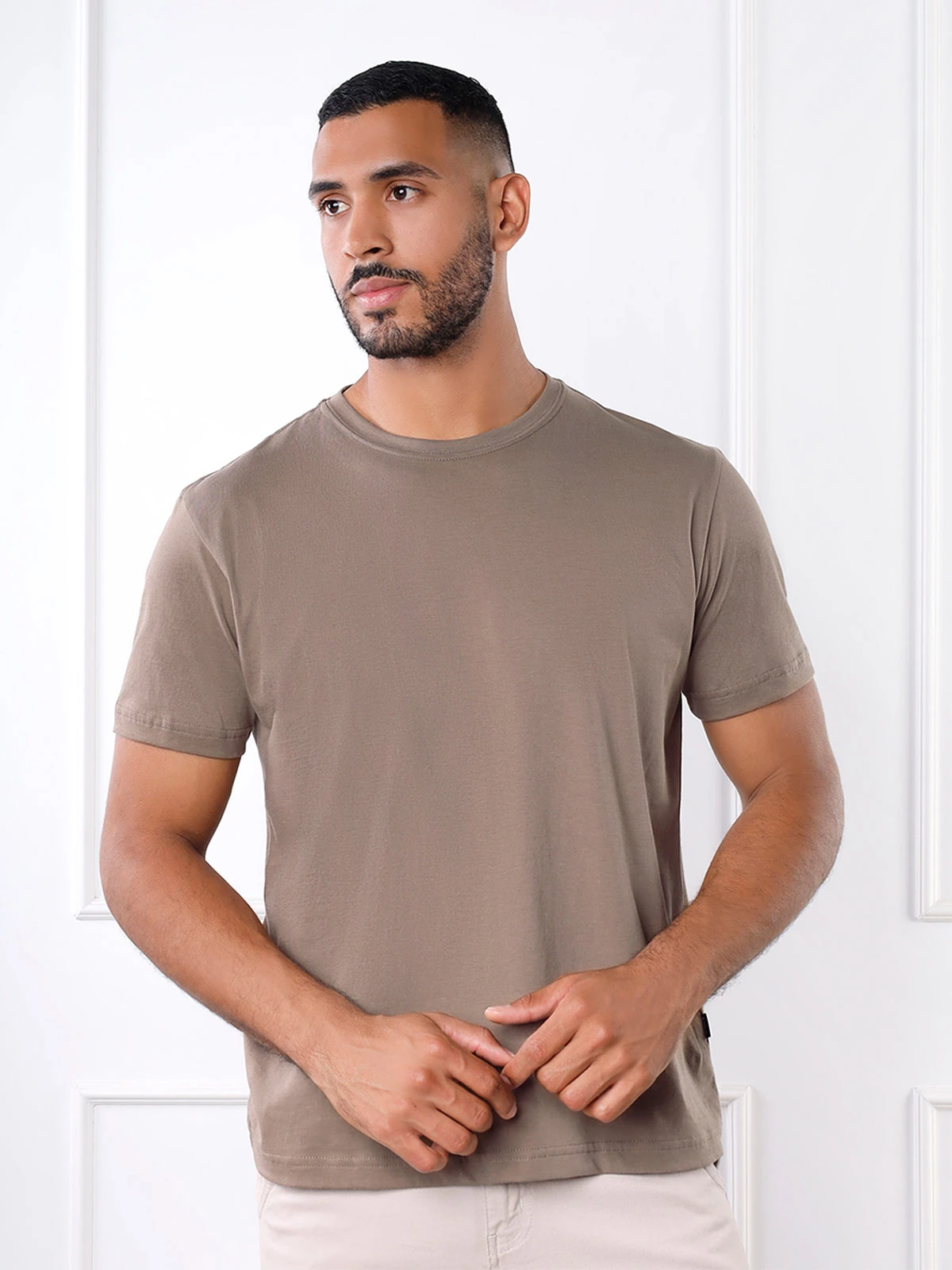 POLO MANGA CORTA HOMBRE KANSAS CUELLO REDONDO - 1