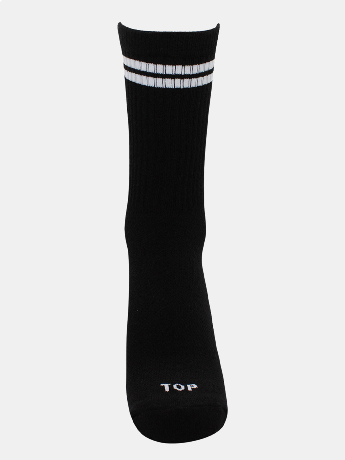 PACK X5 CALCETIN LARGO HOMBRE TOP NEGRO - 2
