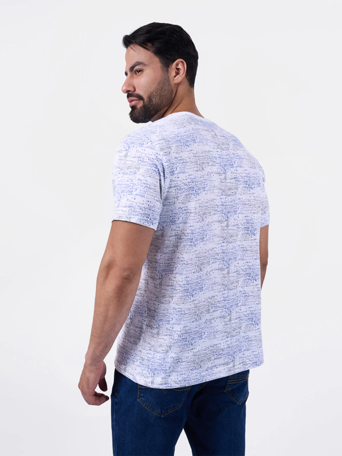 POLO MANGA CORTA HOMBRE BRONCO PIXELES PATCH - 2