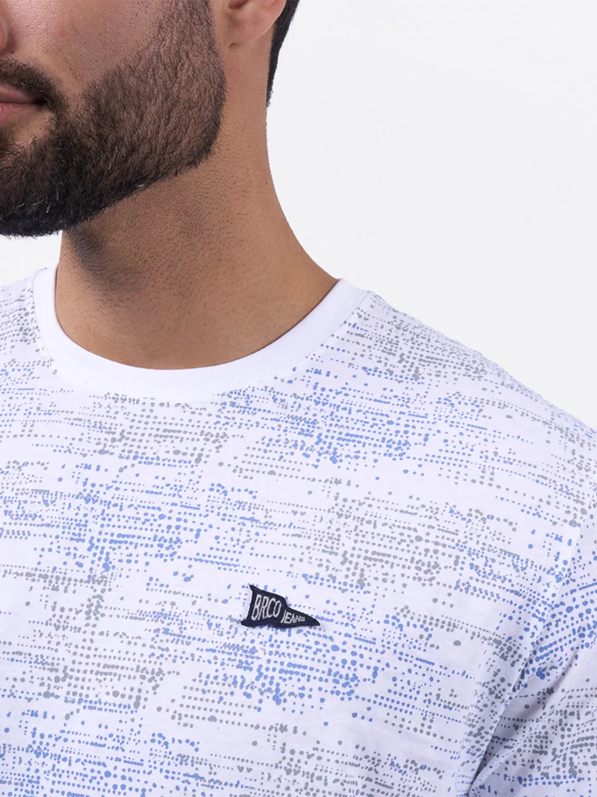 POLO MANGA CORTA HOMBRE BRONCO PIXELES PATCH - 3