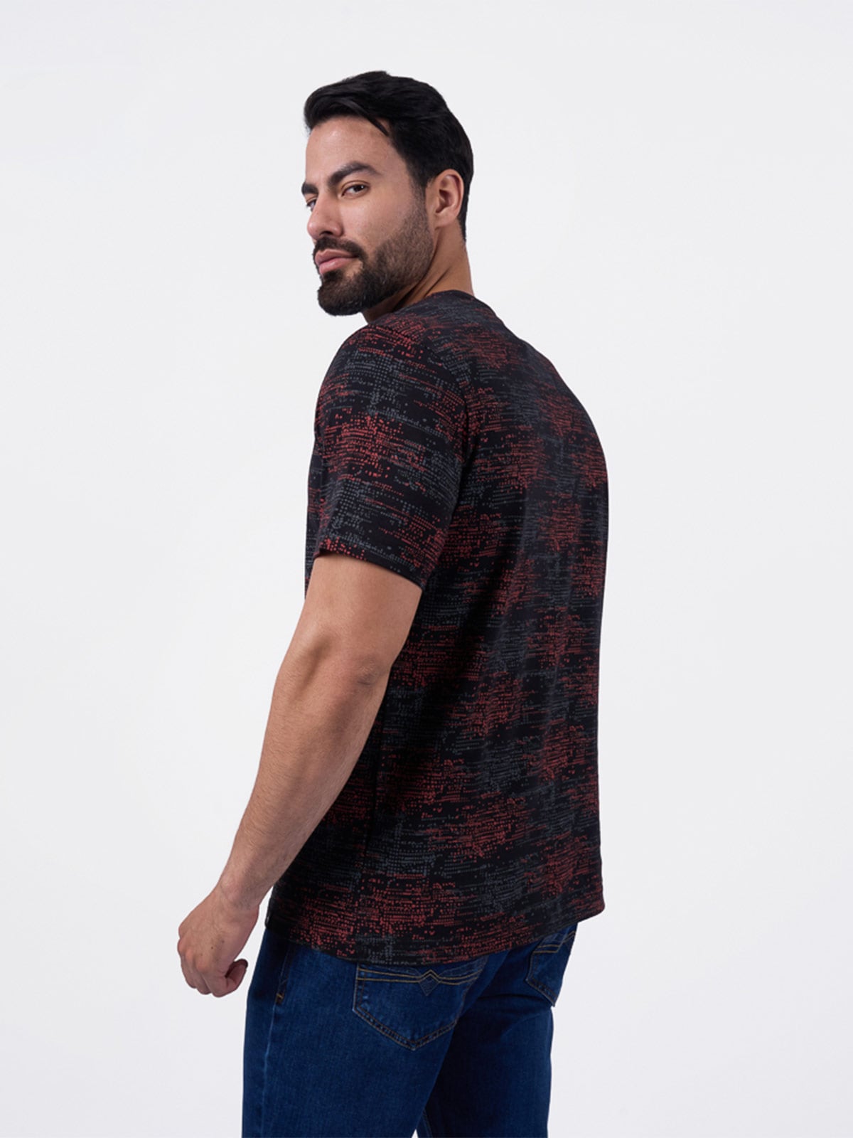 POLO MANGA CORTA HOMBRE BRONCO PIXELES PATCH - 2