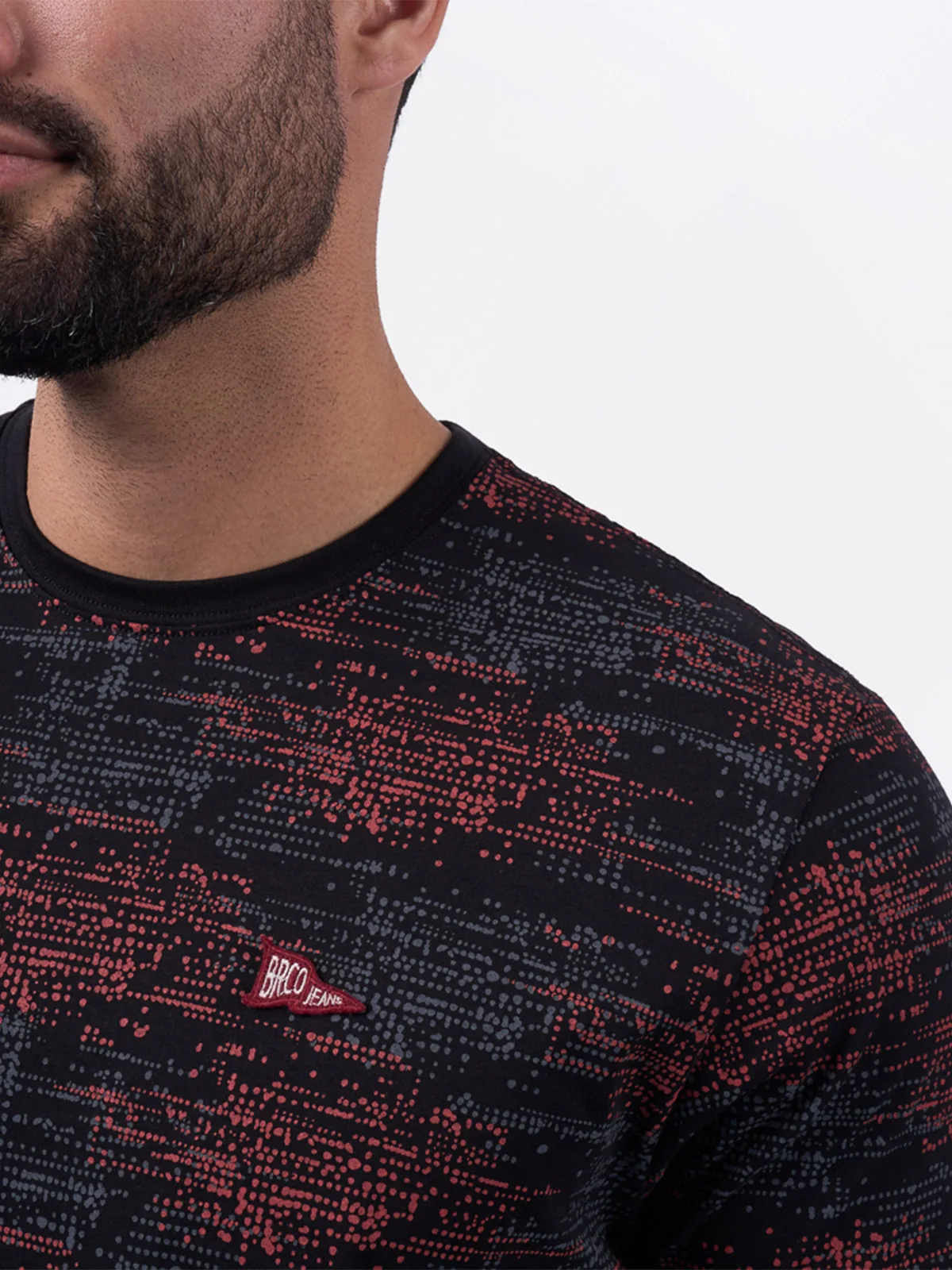 POLO MANGA CORTA HOMBRE BRONCO PIXELES PATCH - 3