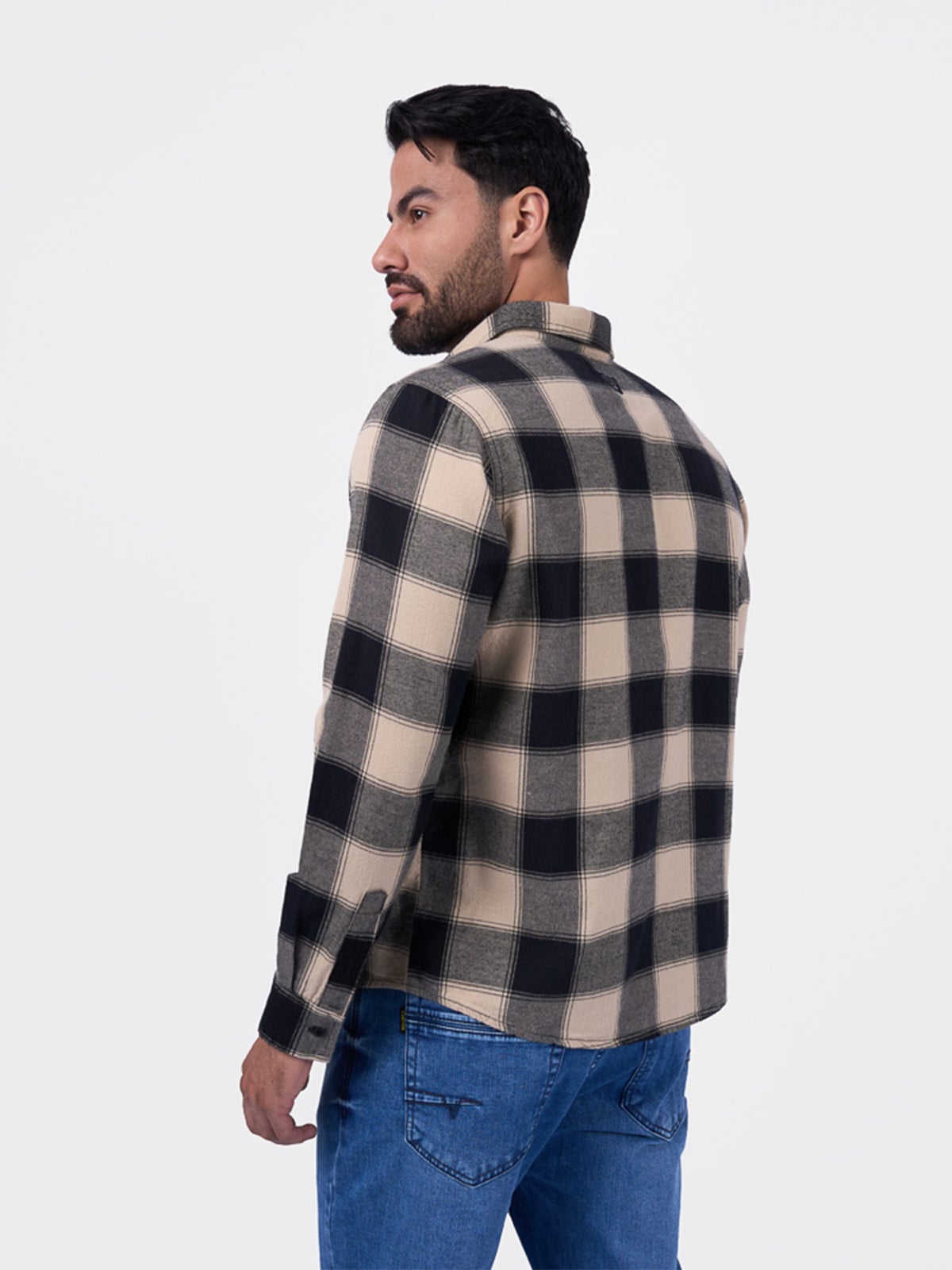 CAMISA MANGA LARGA ALGODÓN HOMBRE BRONCO VI GRUNGE - 2