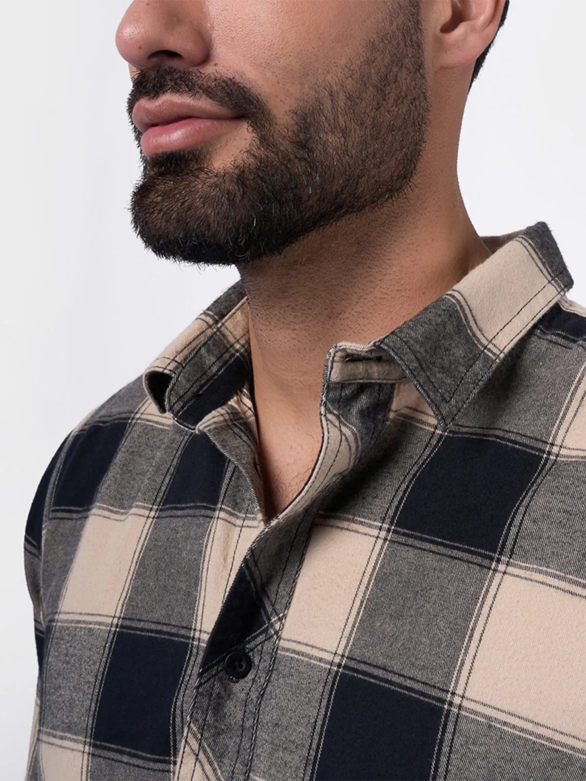 CAMISA MANGA LARGA ALGODÓN HOMBRE BRONCO VI GRUNGE - 3