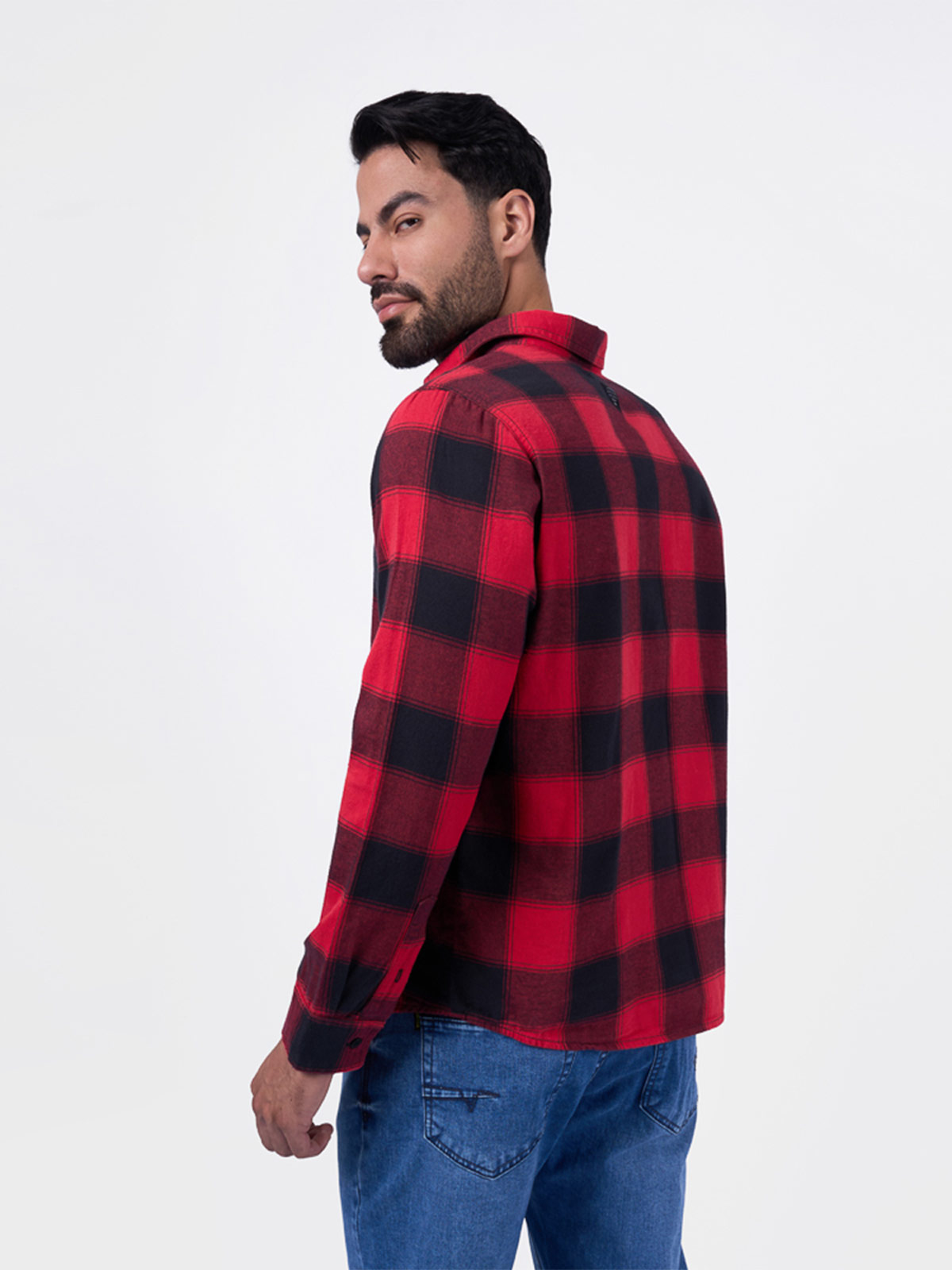 CAMISA MANGA LARGA ALGODÓN HOMBRE BRONCO VI GRUNGE - 2