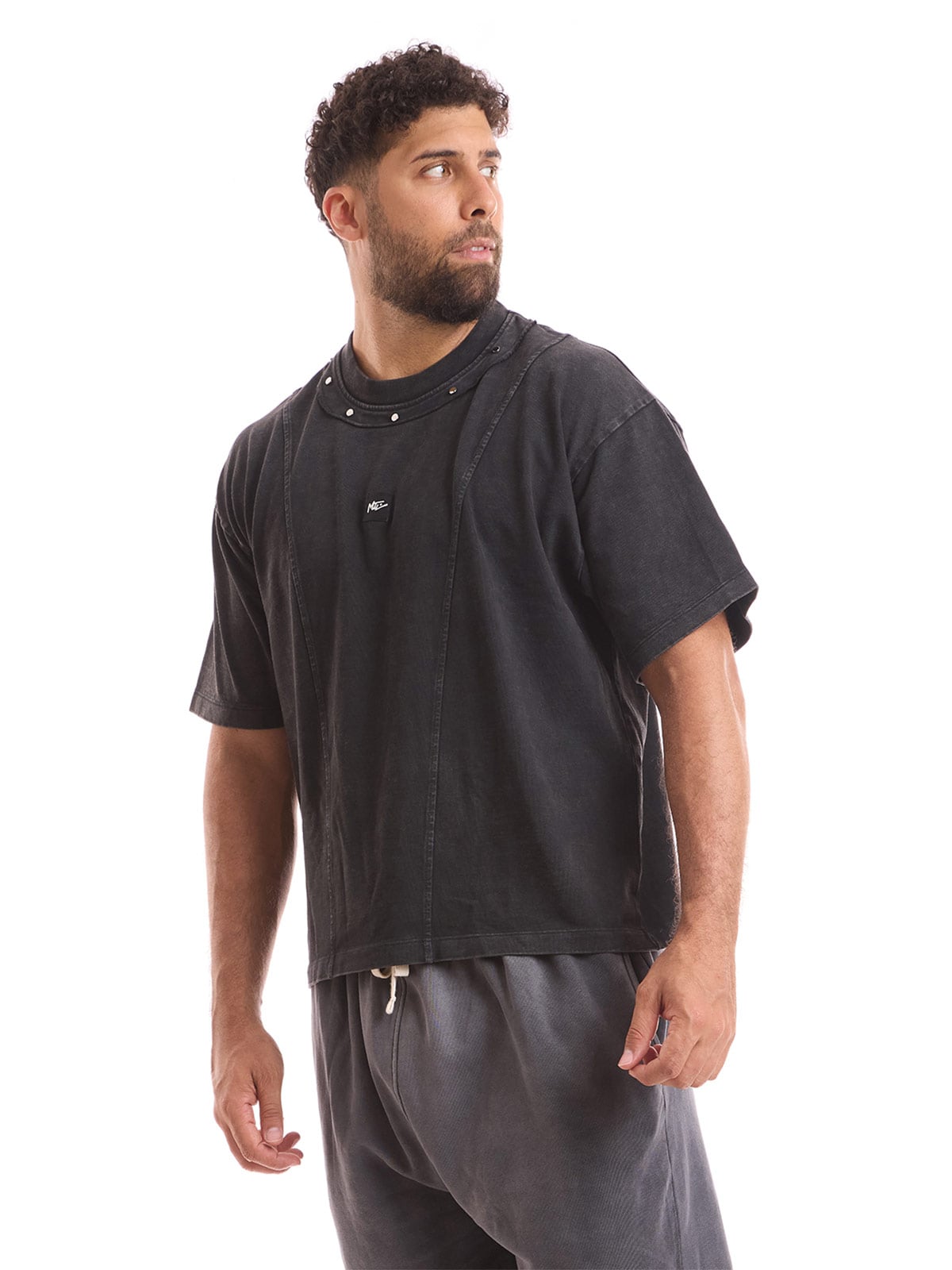 POLO MANGA CORTA BOXY FIT HOMBRE METAL JEANS ATLAS - 1