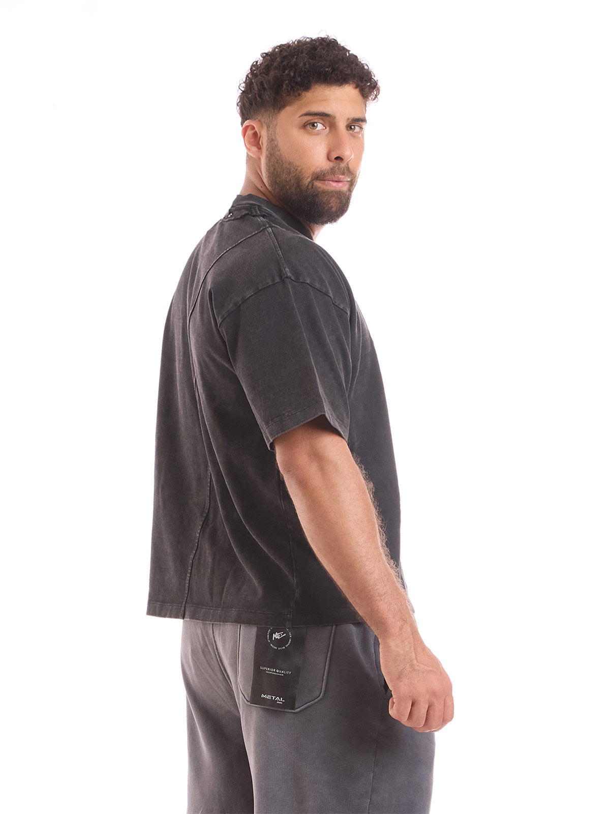 POLO MANGA CORTA BOXY FIT HOMBRE METAL JEANS ATLAS - 2