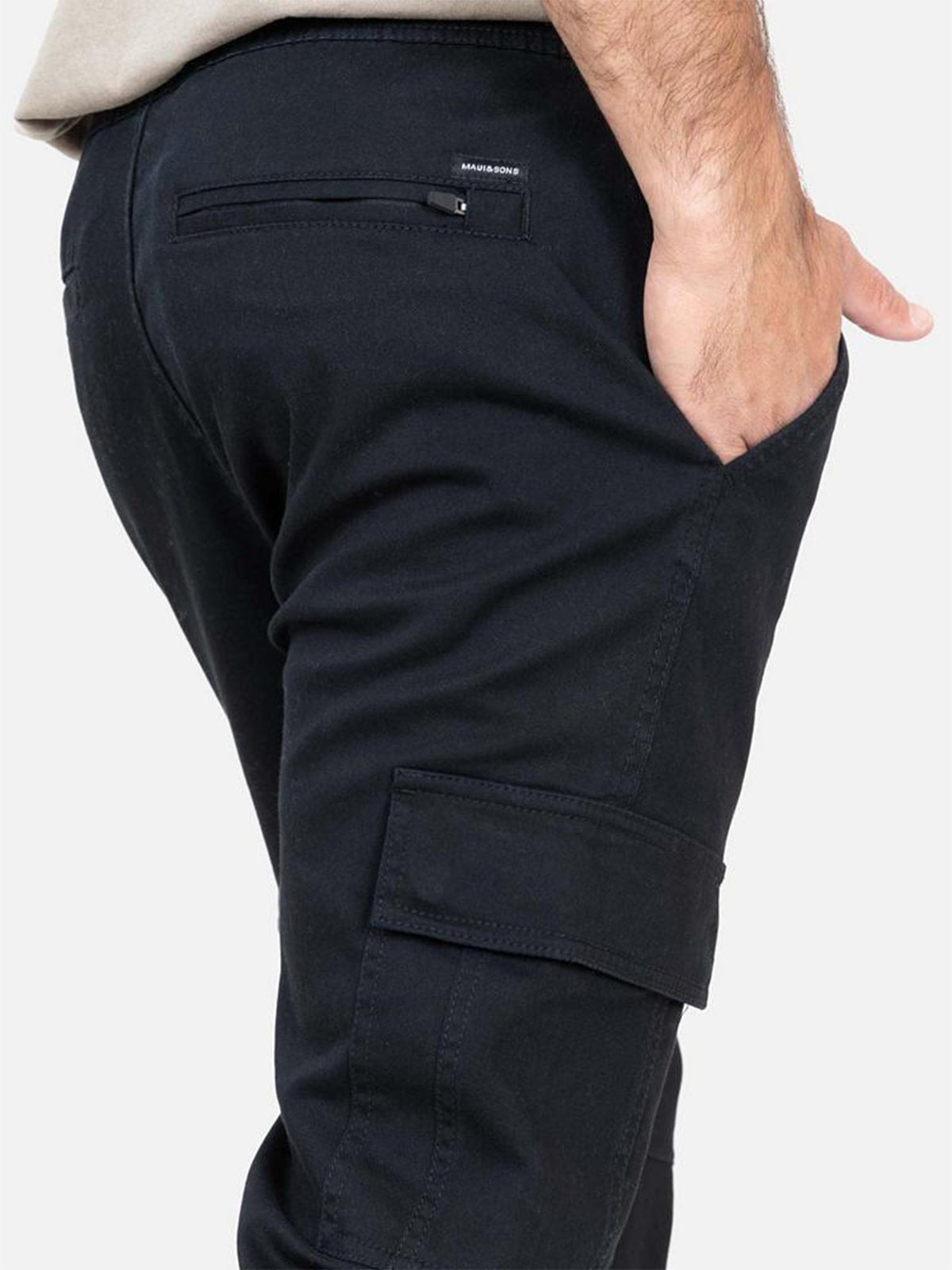 PANTALÓN JOGGER ALGODÓN HOMBRE MAUI AND SONS 5N255 LISO - 3
